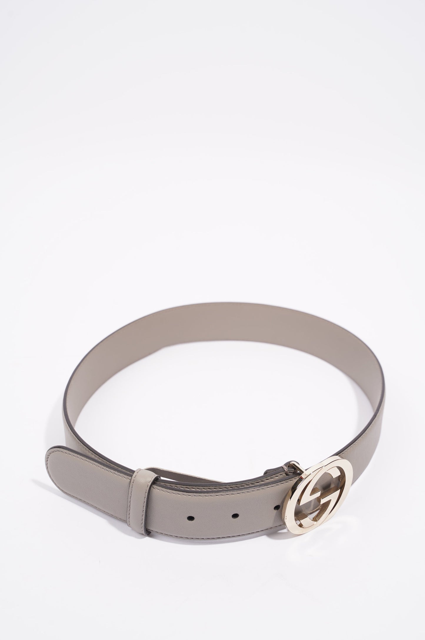 Gucci Womens Interlocking Belt Grey / Silver 75cm -30"