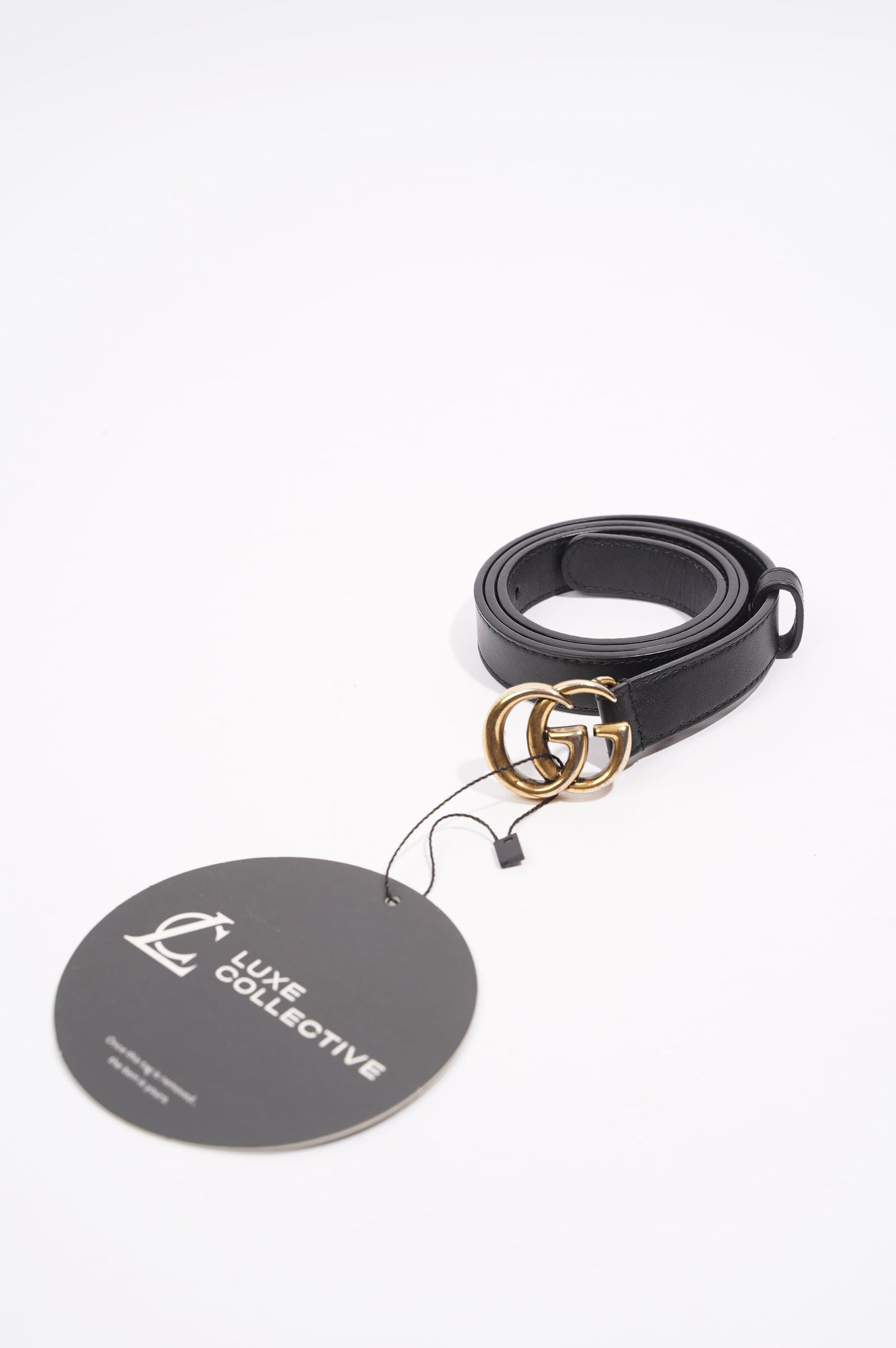 Gucci Womens Marmont Belt Black 70cm - 28"