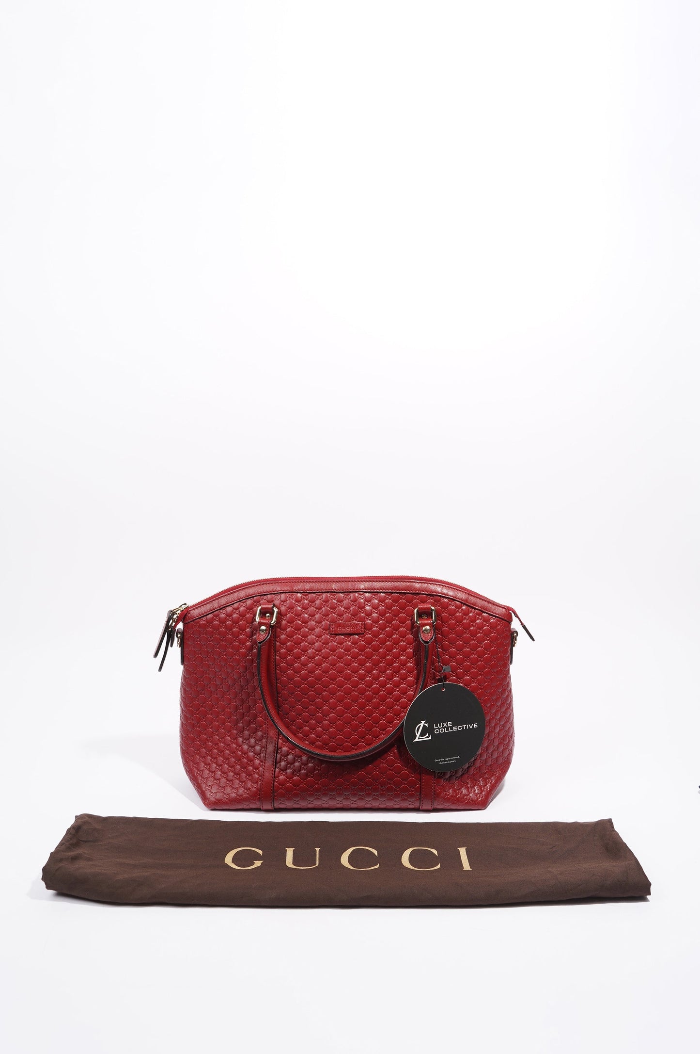 Gucci Womens 2Way Shoulder Bag Red