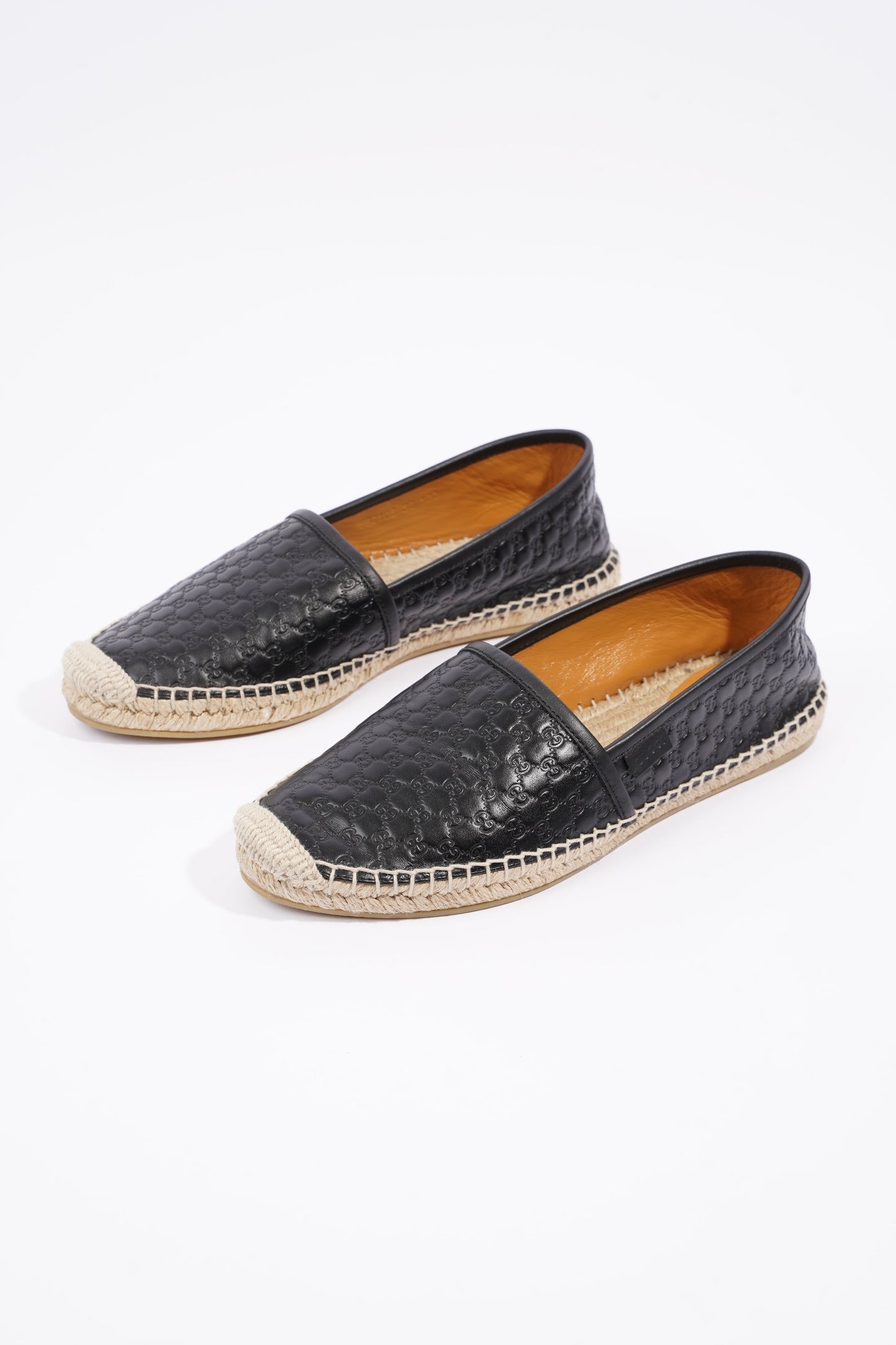 Gucci Womens Espadrilles Black EU 38 / UK 5