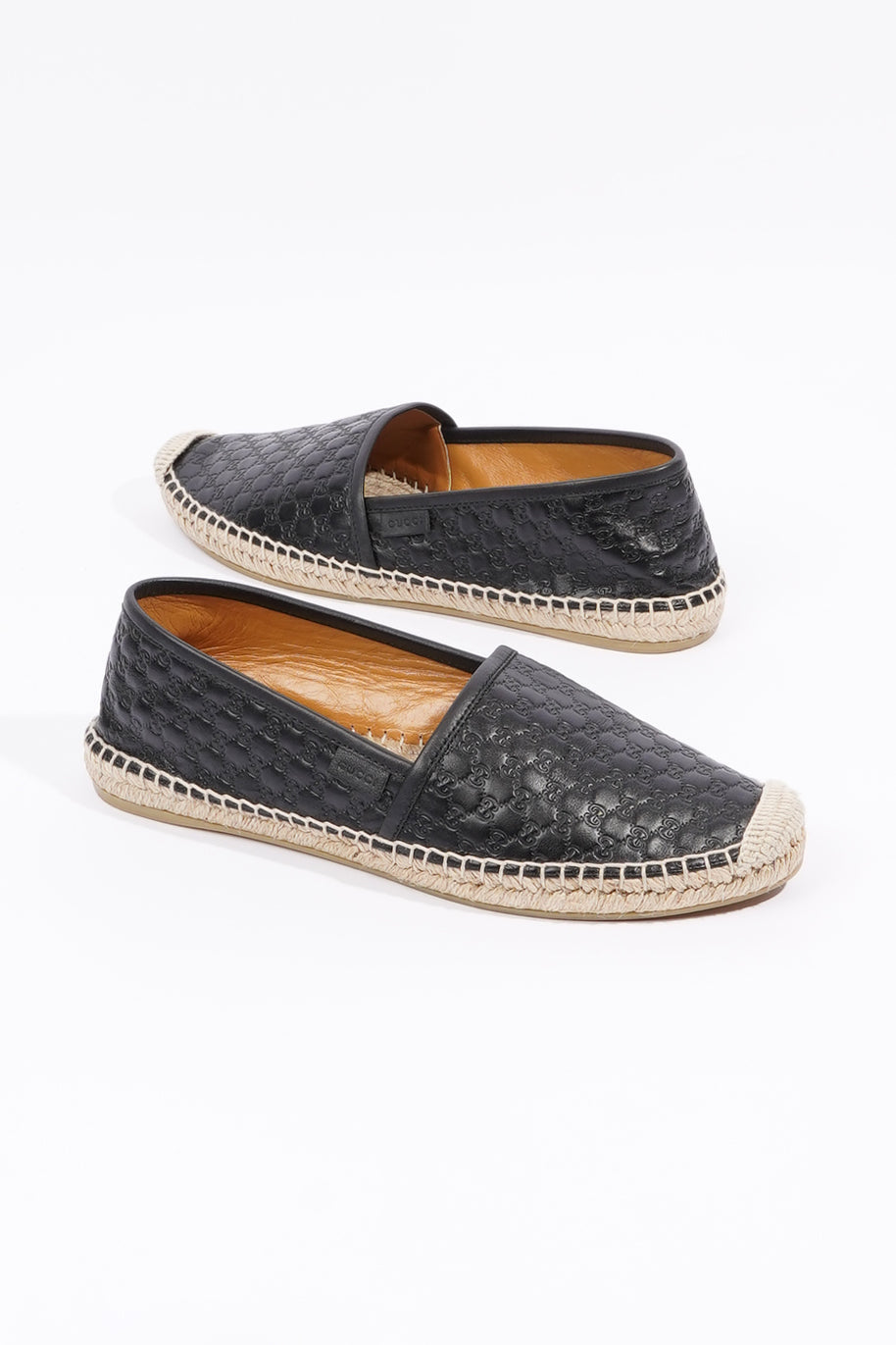 Gucci Womens Espadrilles Black EU 38 / UK 5