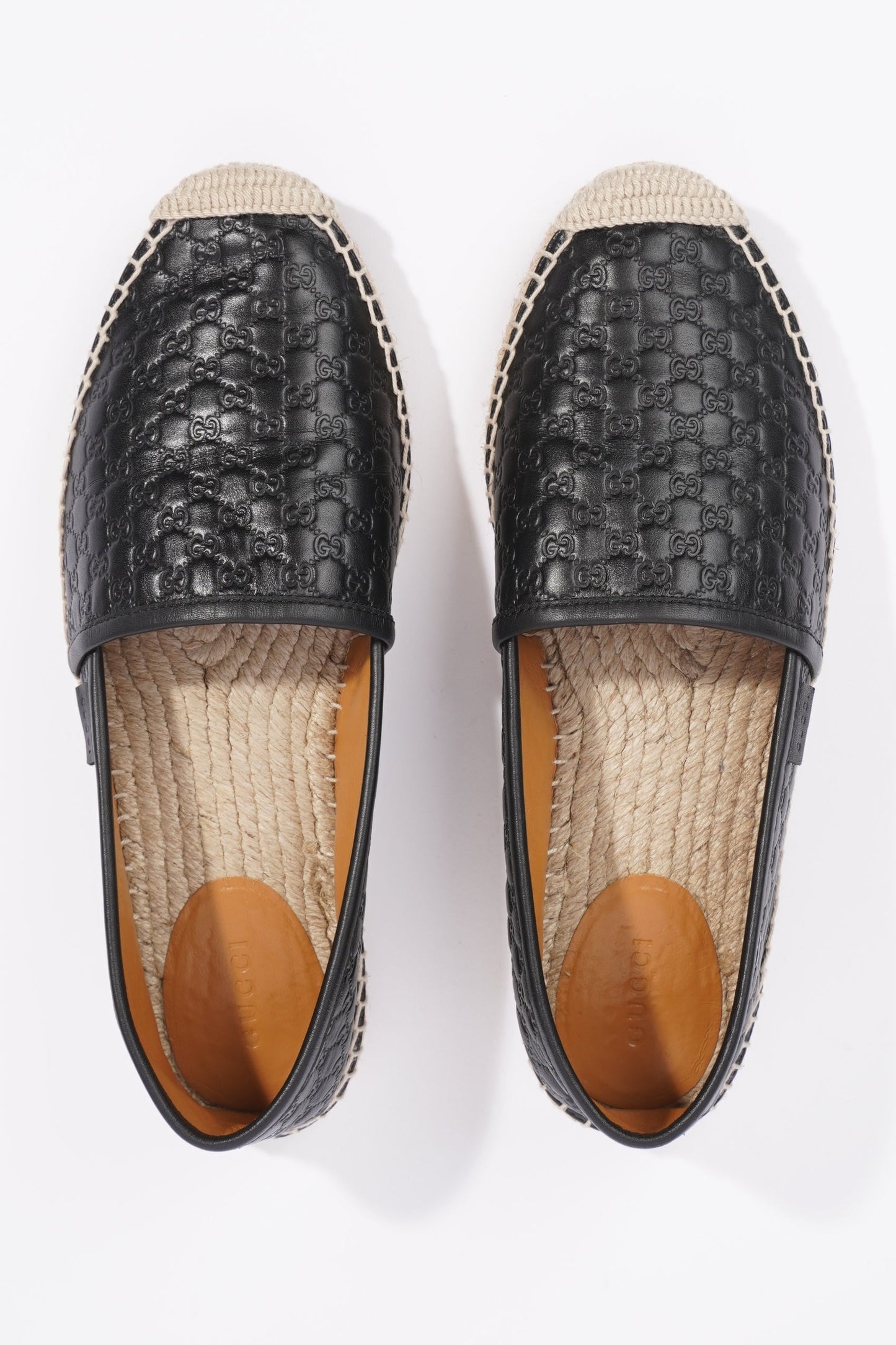 Gucci Womens Espadrilles Black EU 38 / UK 5