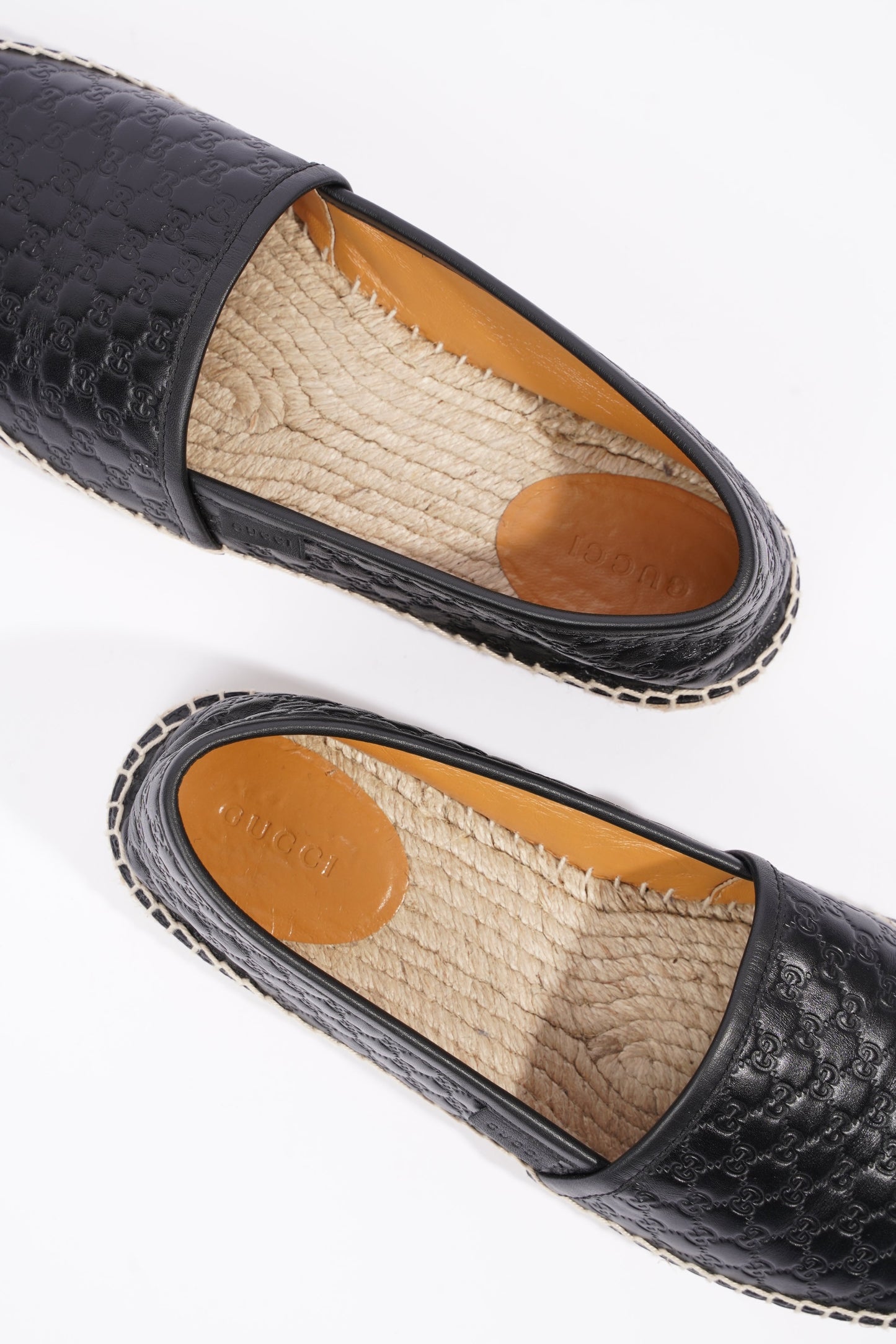 Gucci Womens Espadrilles Black EU 38 / UK 5