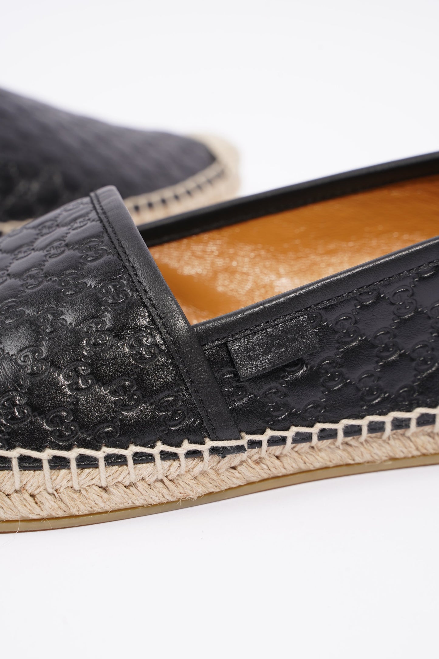 Gucci Womens Espadrilles Black EU 38 / UK 5