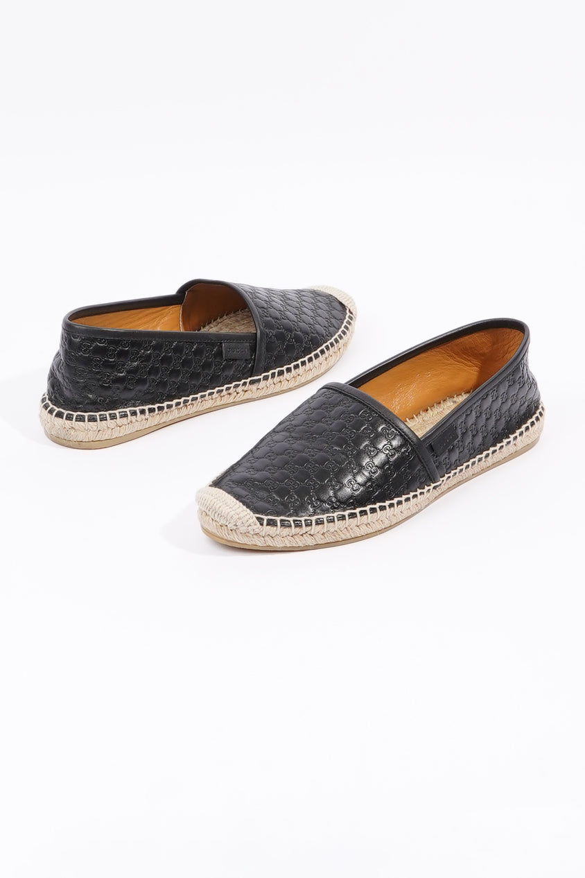 Gucci Womens Espadrilles Black EU 38 / UK 5