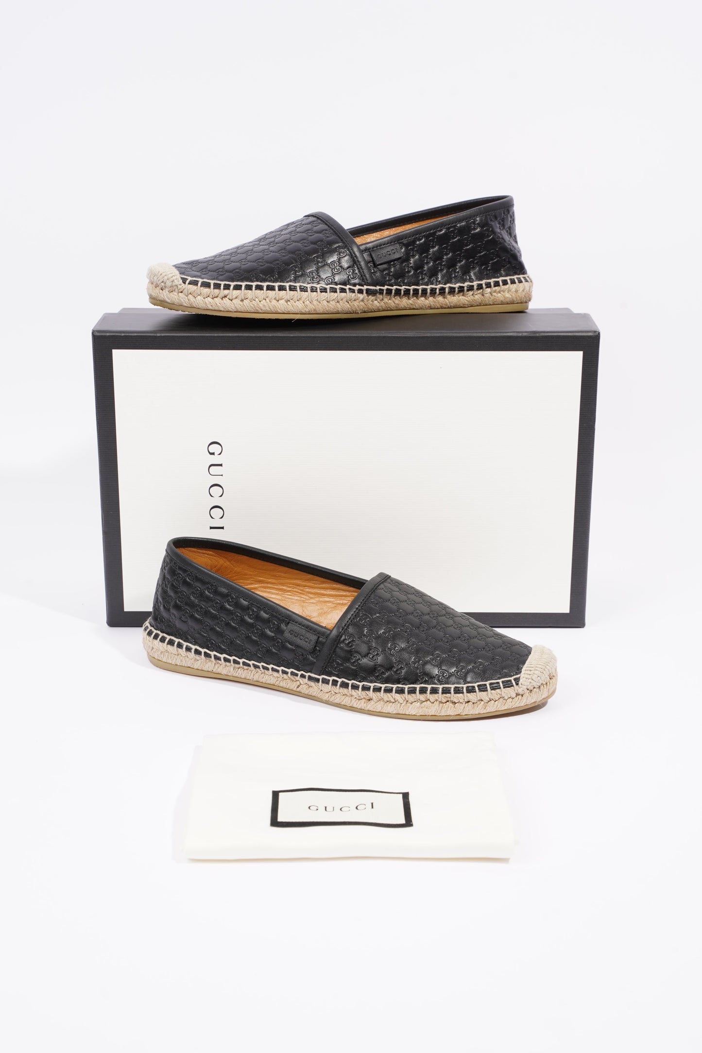 Gucci Womens Espadrilles Black EU 38 / UK 5