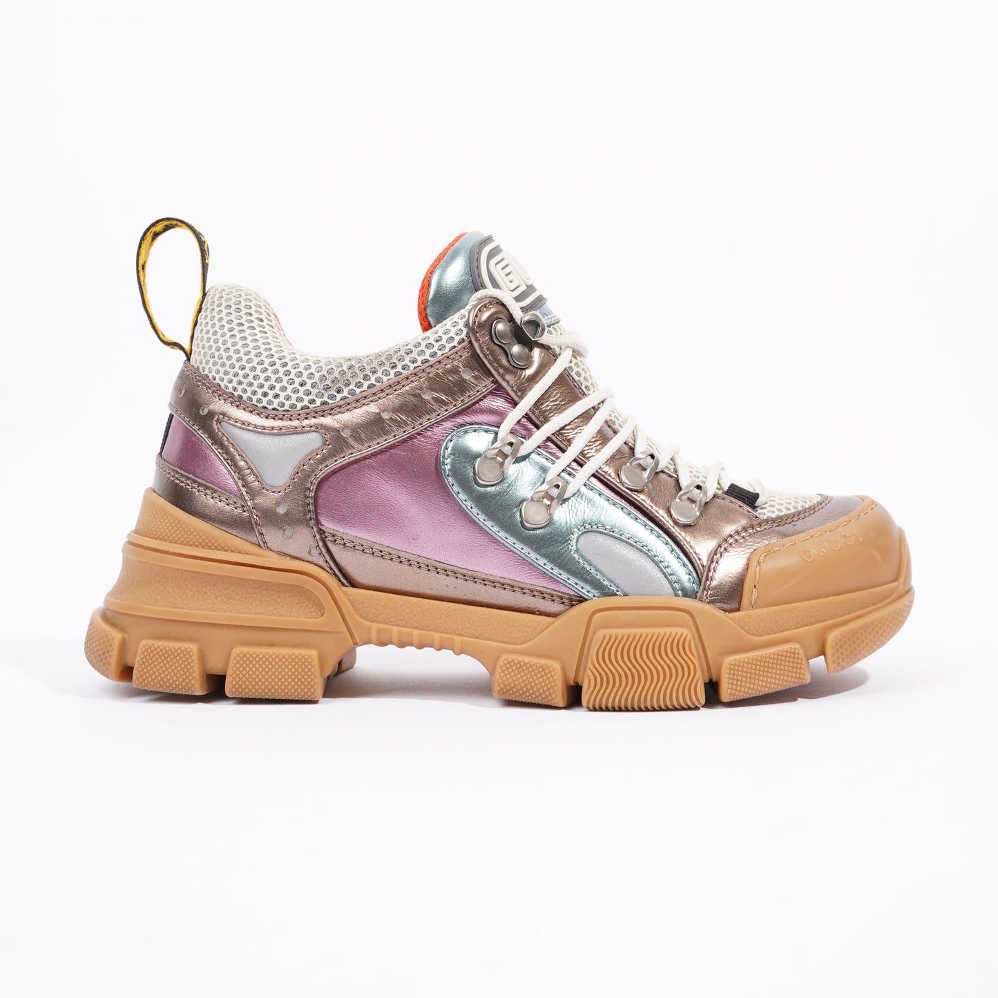 Gucci Womens Flashtrek Beige / Multi / Metallic EU 37 / UK 4