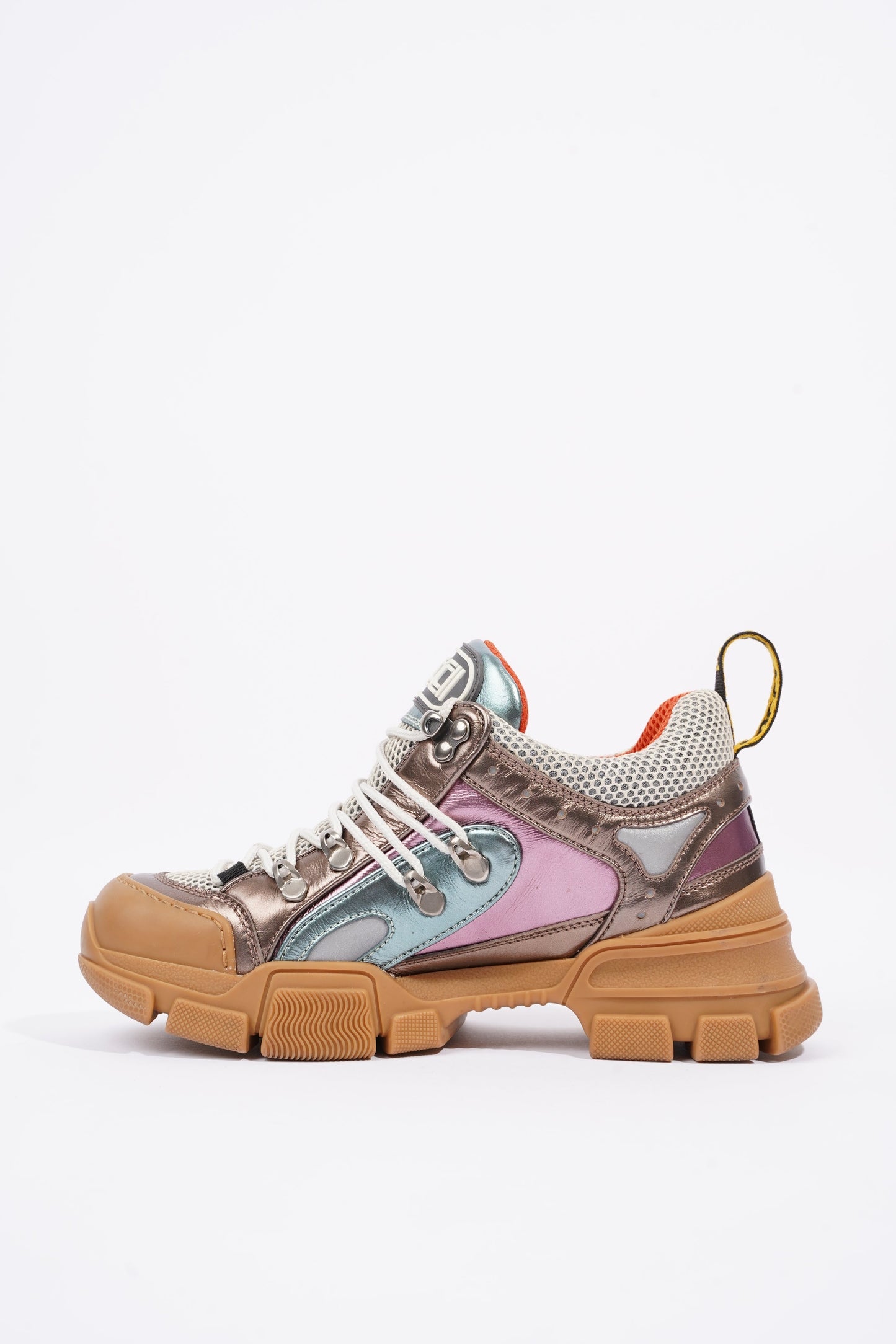 Gucci Womens Flashtrek Beige / Multi / Metallic EU 37 / UK 4