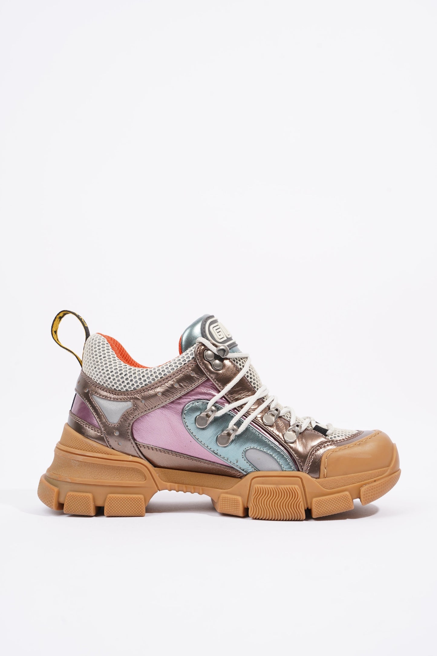 Gucci Womens Flashtrek Beige / Multi / Metallic EU 37 / UK 4