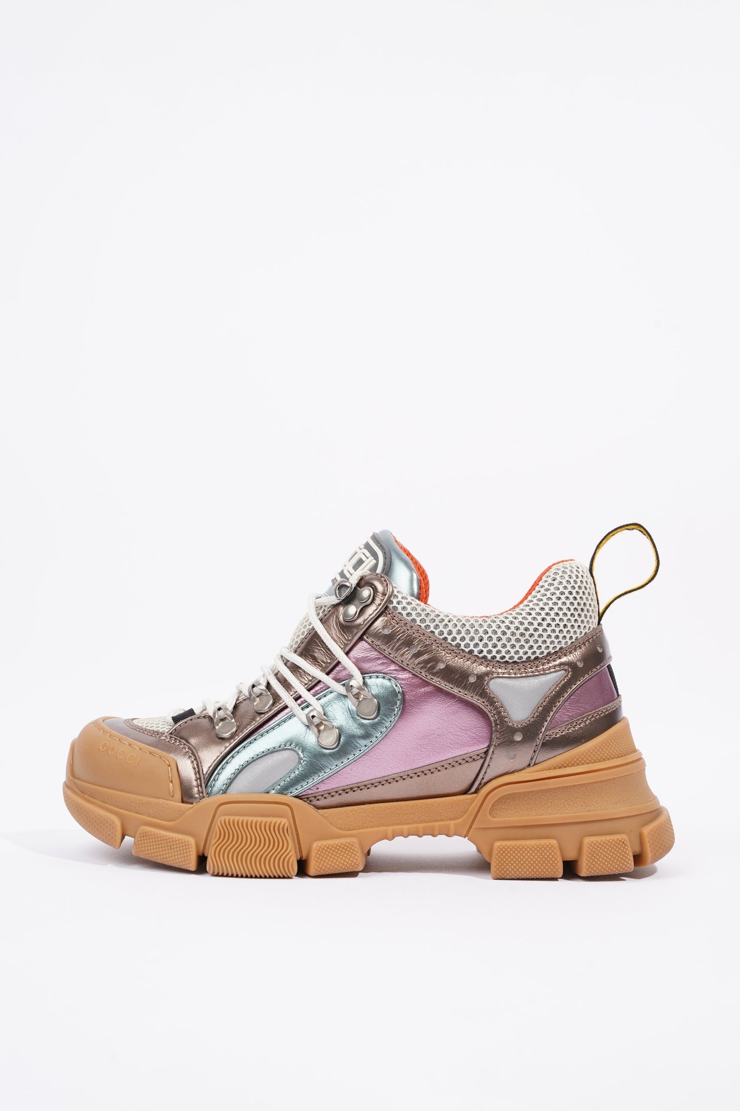 Gucci Womens Flashtrek Beige / Multi / Metallic EU 37 / UK 4