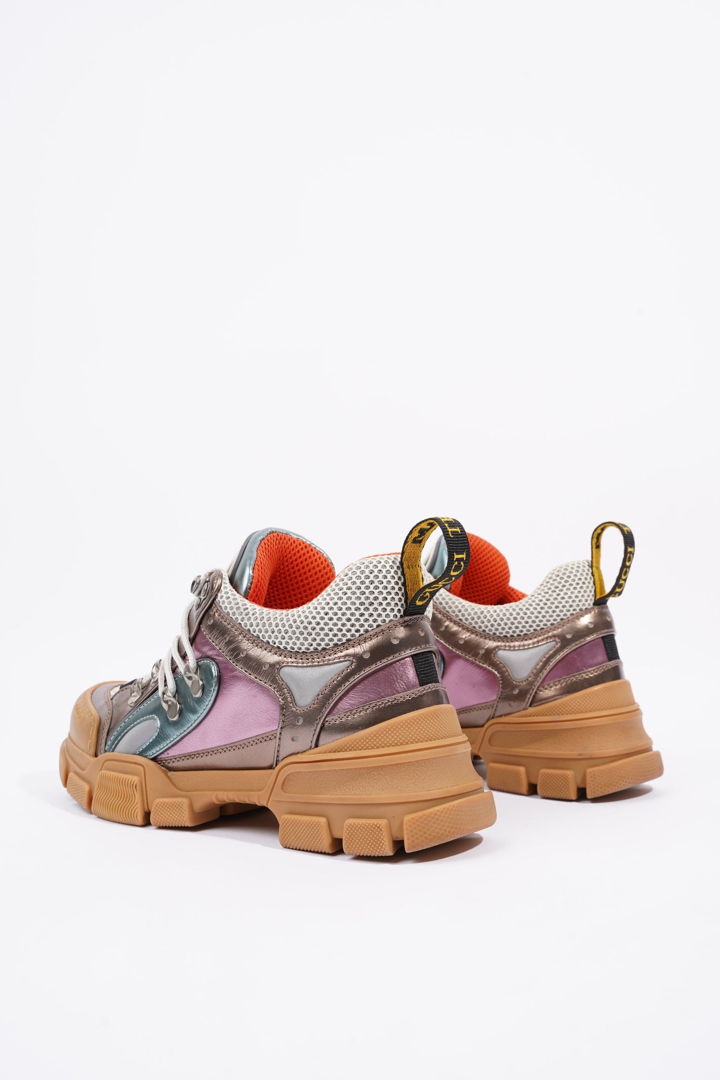 Gucci Womens Flashtrek Beige / Multi / Metallic EU 37 / UK 4