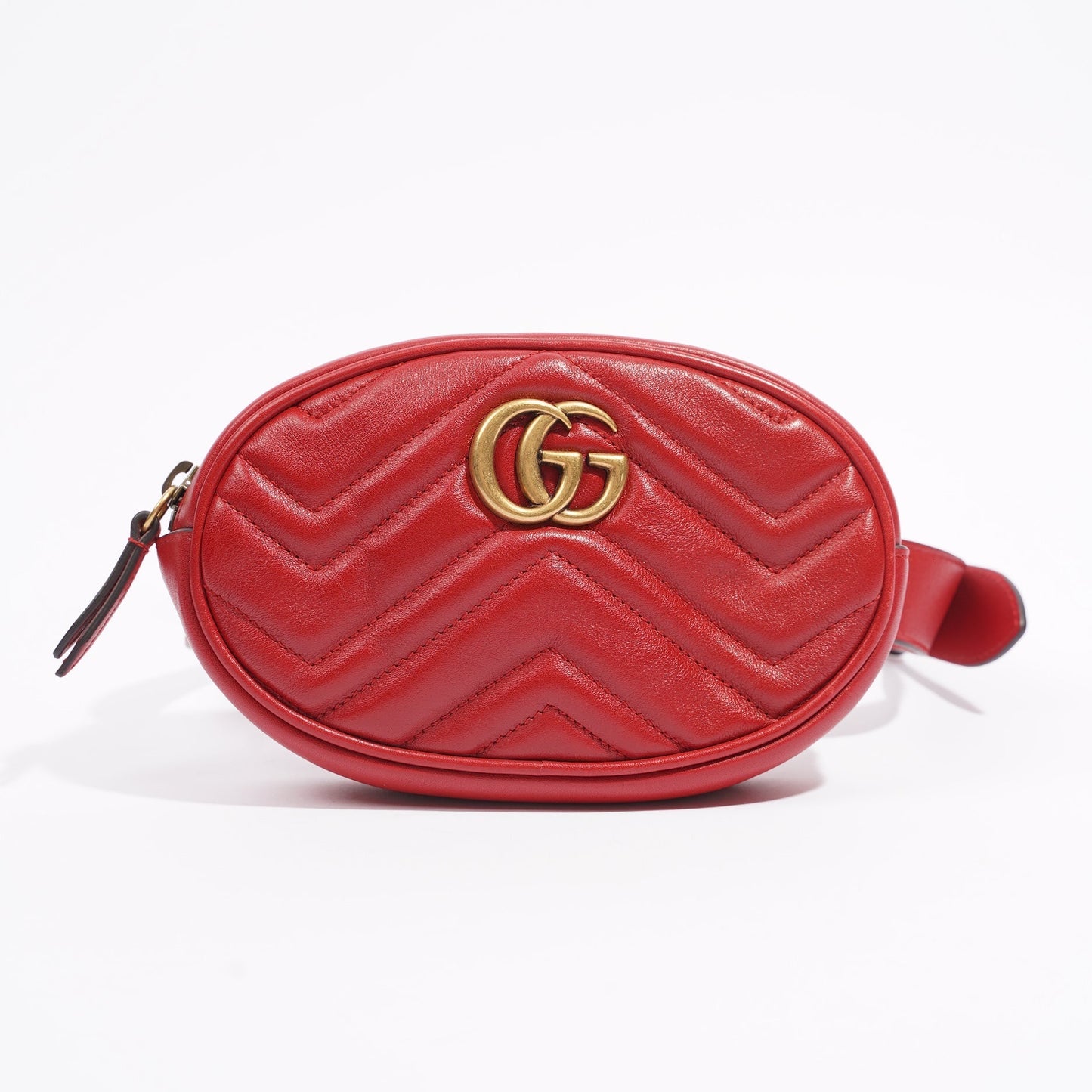 Gucci Womens Marmont Belt Bag Red / Gold 85cm / 34"