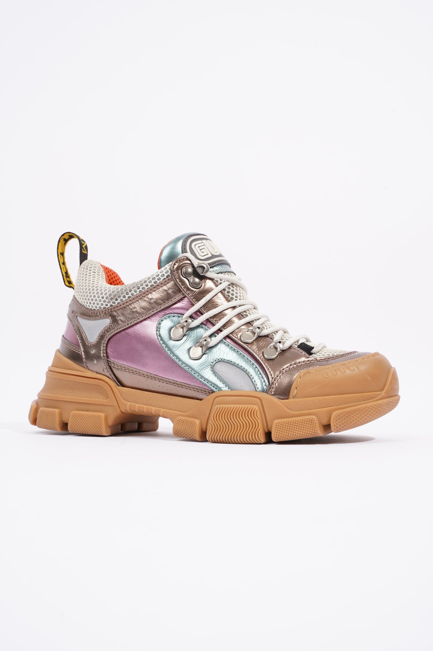 Gucci Womens Flashtrek Beige / Multi / Metallic EU 37 / UK 4