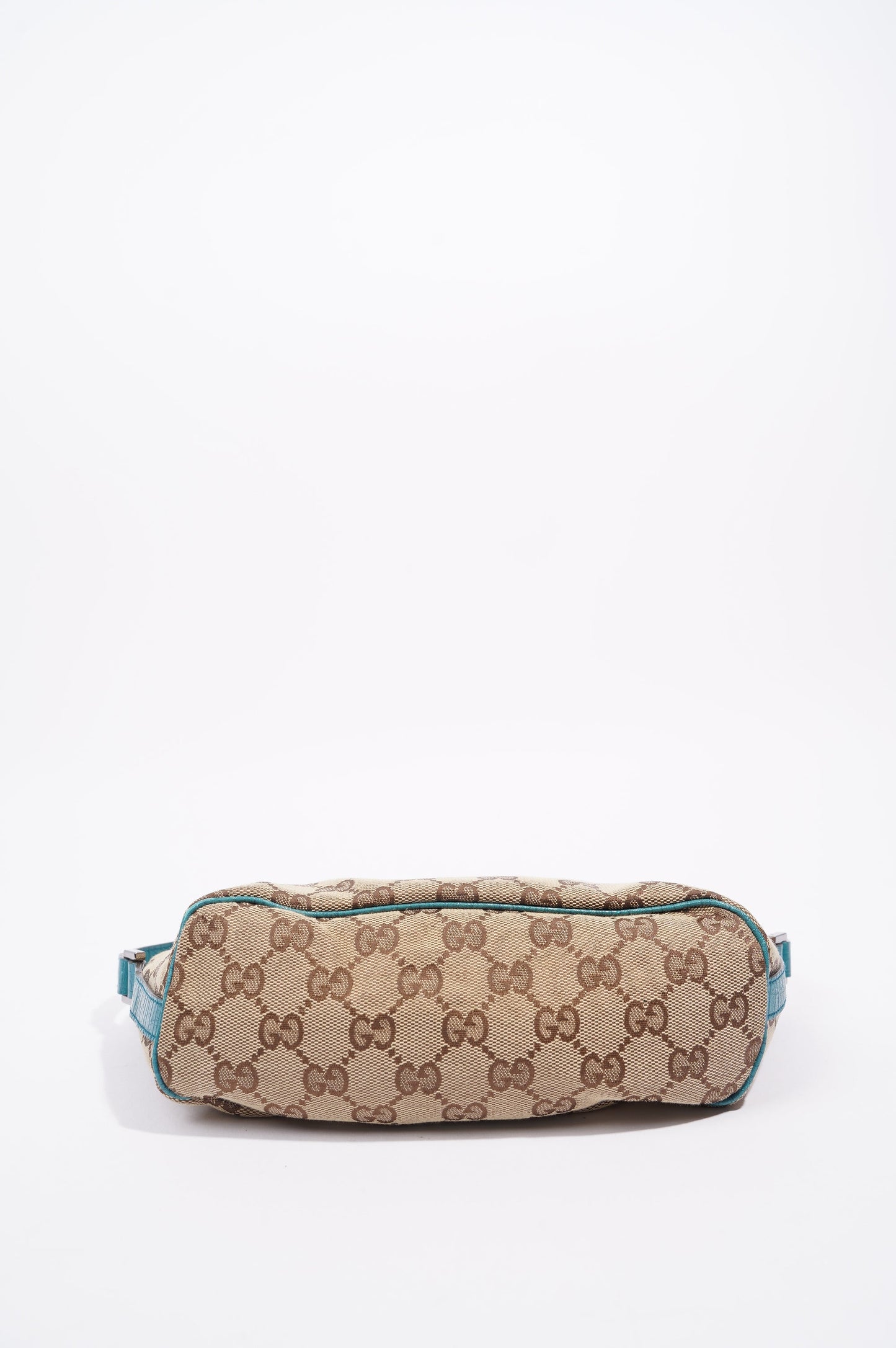 Gucci Womens Boat Pochette Beige / Blue