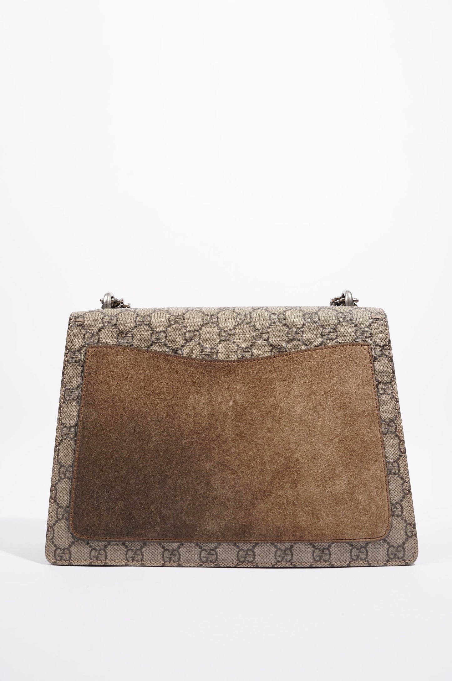 Gucci Womens Dionysus Supreme Bag Brown Canvas Medium