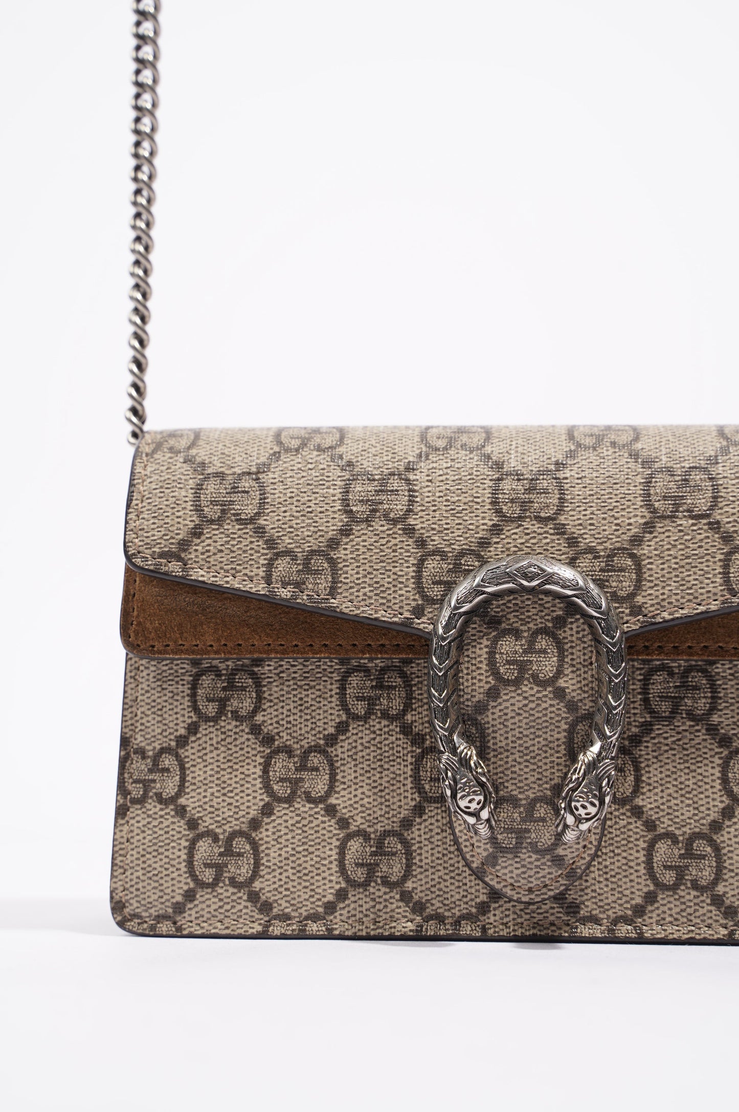 Gucci Womens Dionysus Supreme / Beige Super Mini