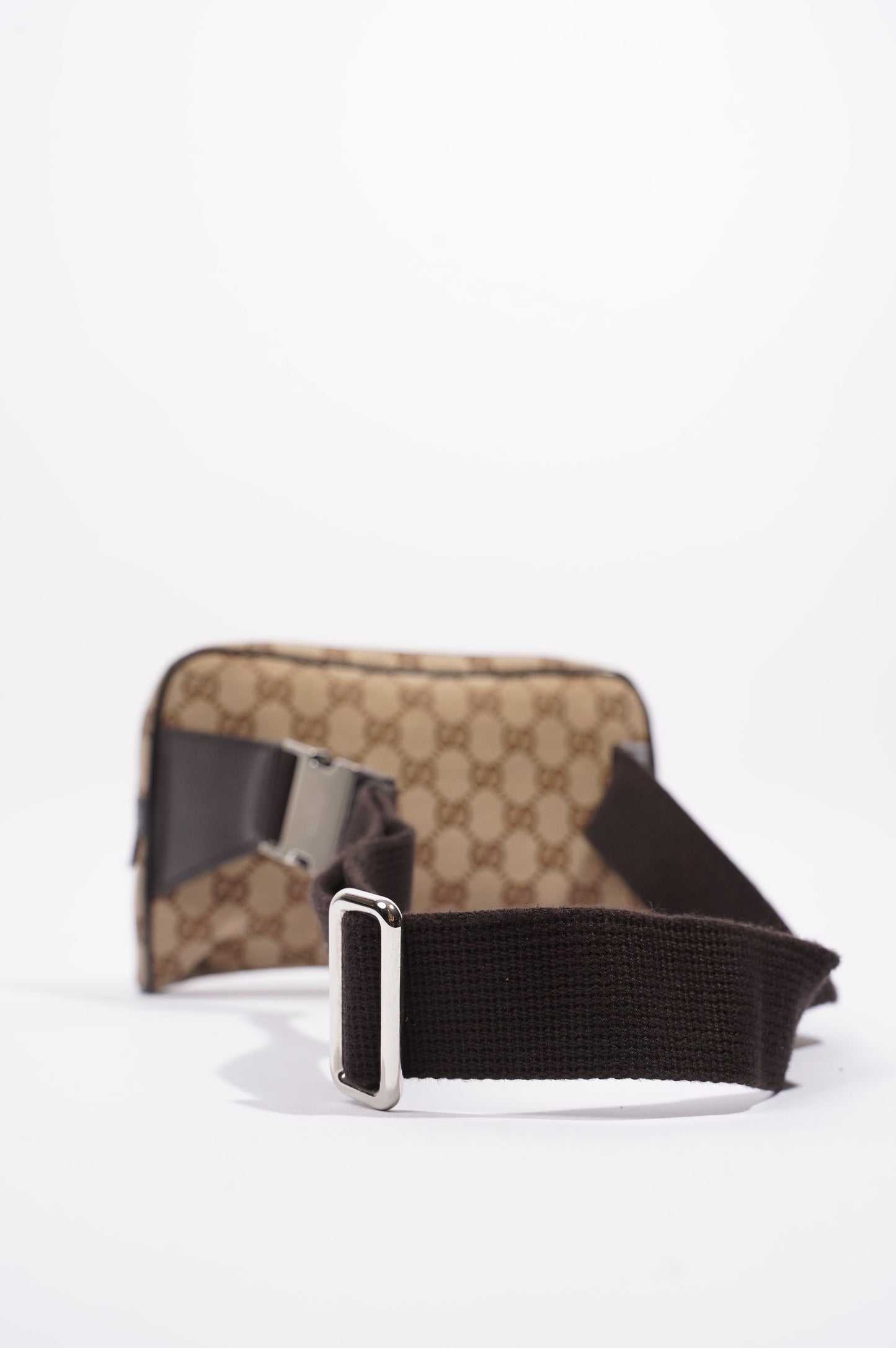 Gucci Womens GG Waist Belt Bag Brown