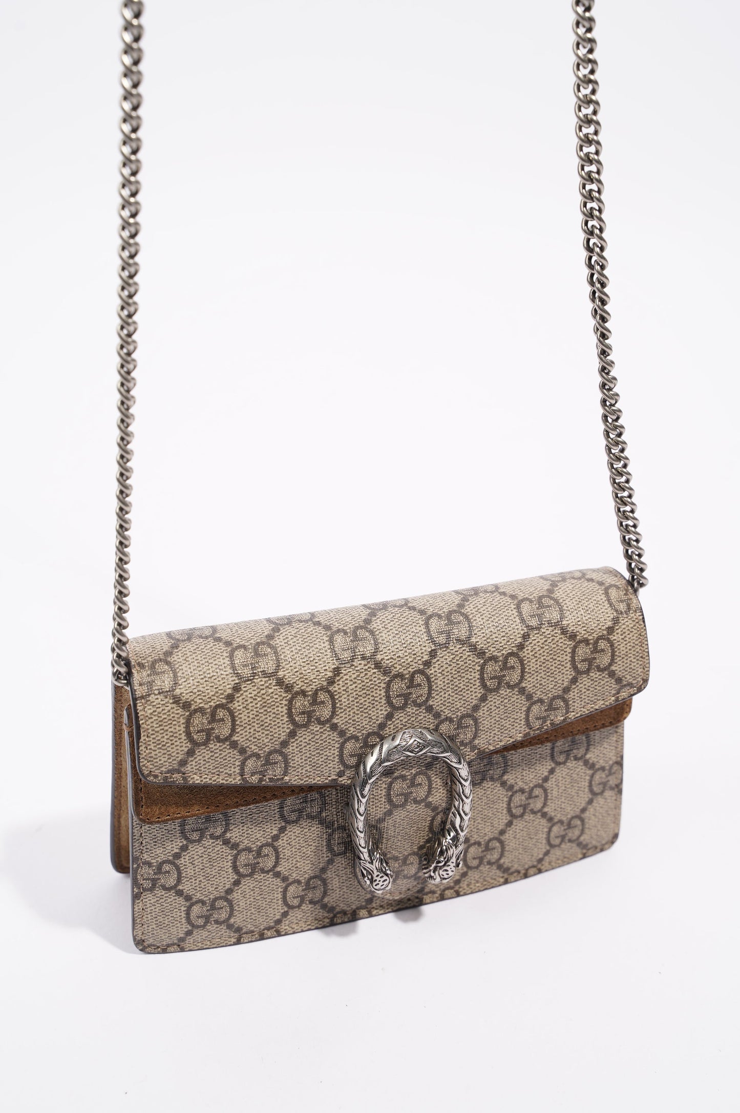 Gucci Womens Dionysus Supreme / Beige Super Mini