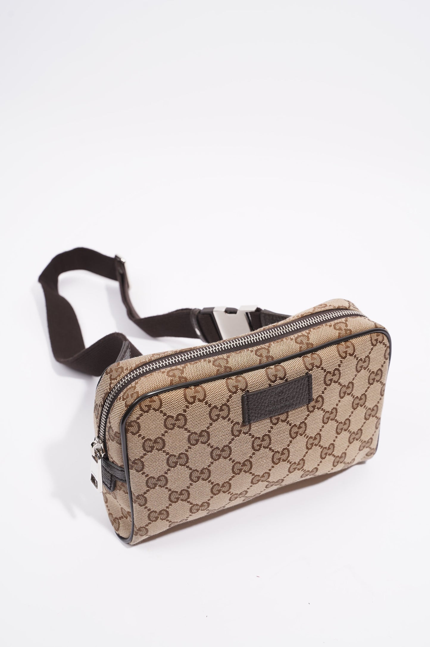 Gucci Womens GG Waist Belt Bag Brown