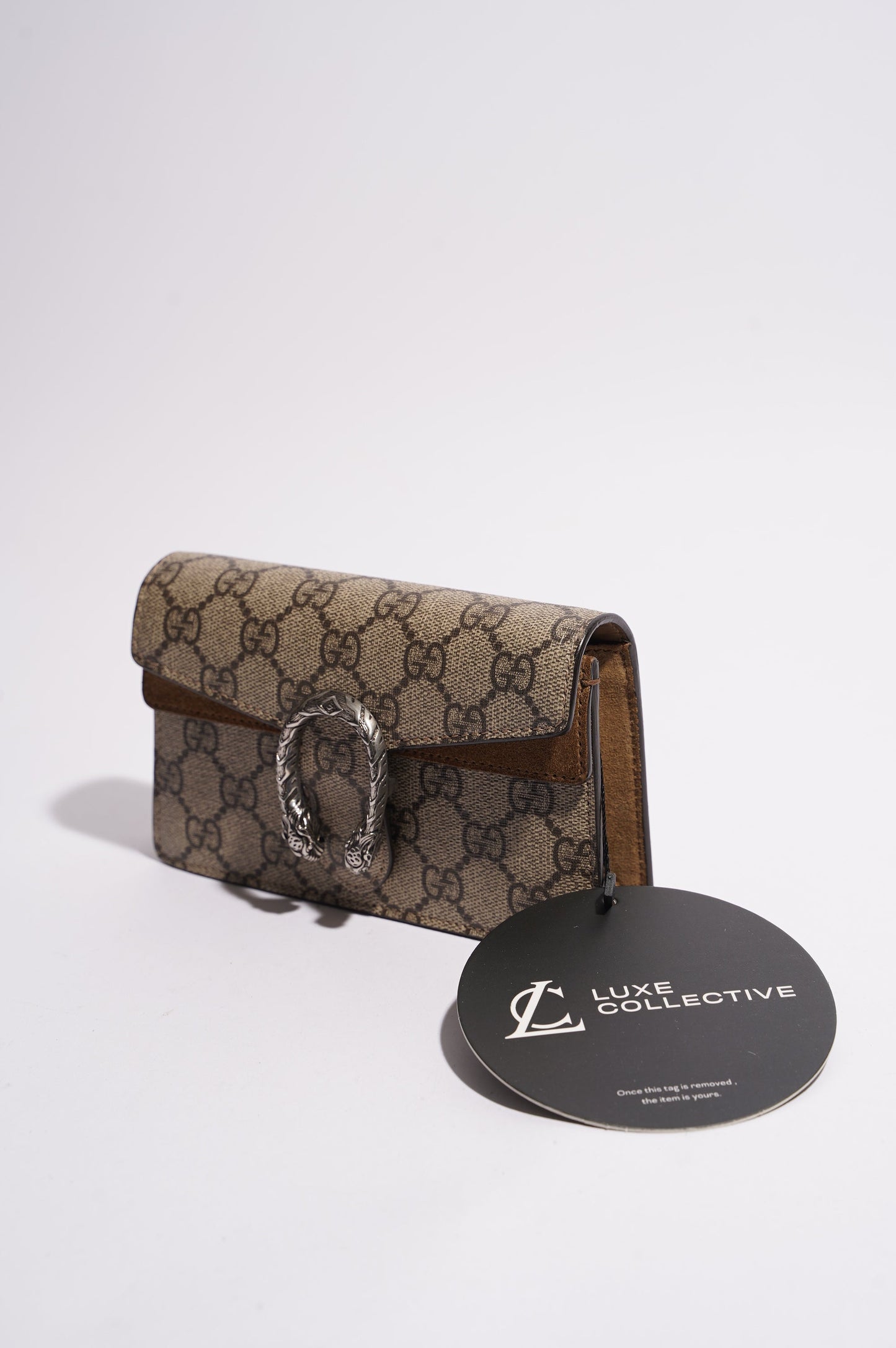 Gucci Womens Dionysus Supreme / Beige Super Mini