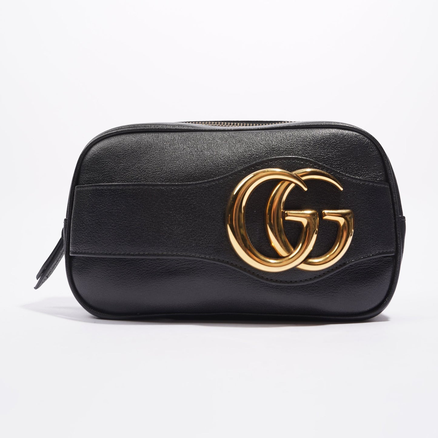 Gucci Womens Dahlia Pouch Black / Gold