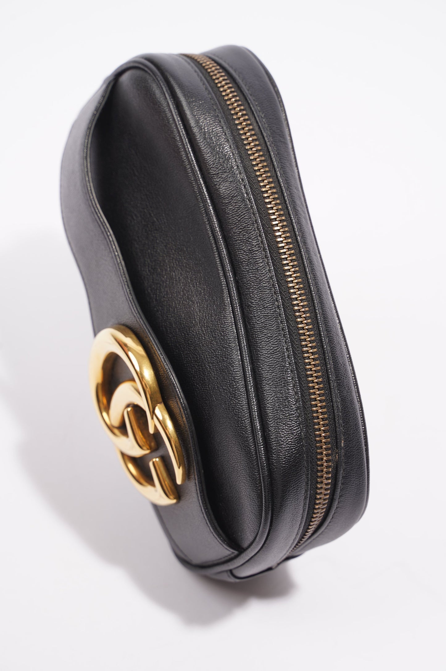 Gucci Womens Dahlia Pouch Black / Gold