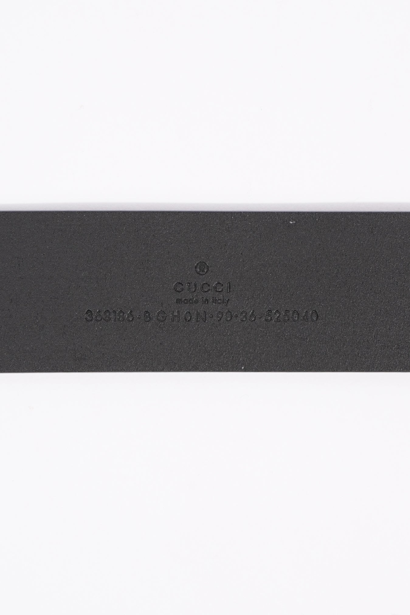 Gucci Womens Interlocking GG Belt Black 90cm - 36"