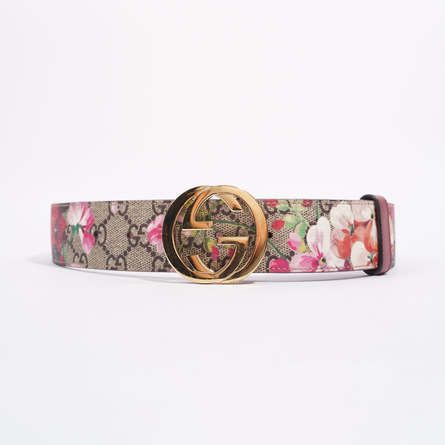 Gucci Womens Interlocking Belt Bloom 70cm / 28"