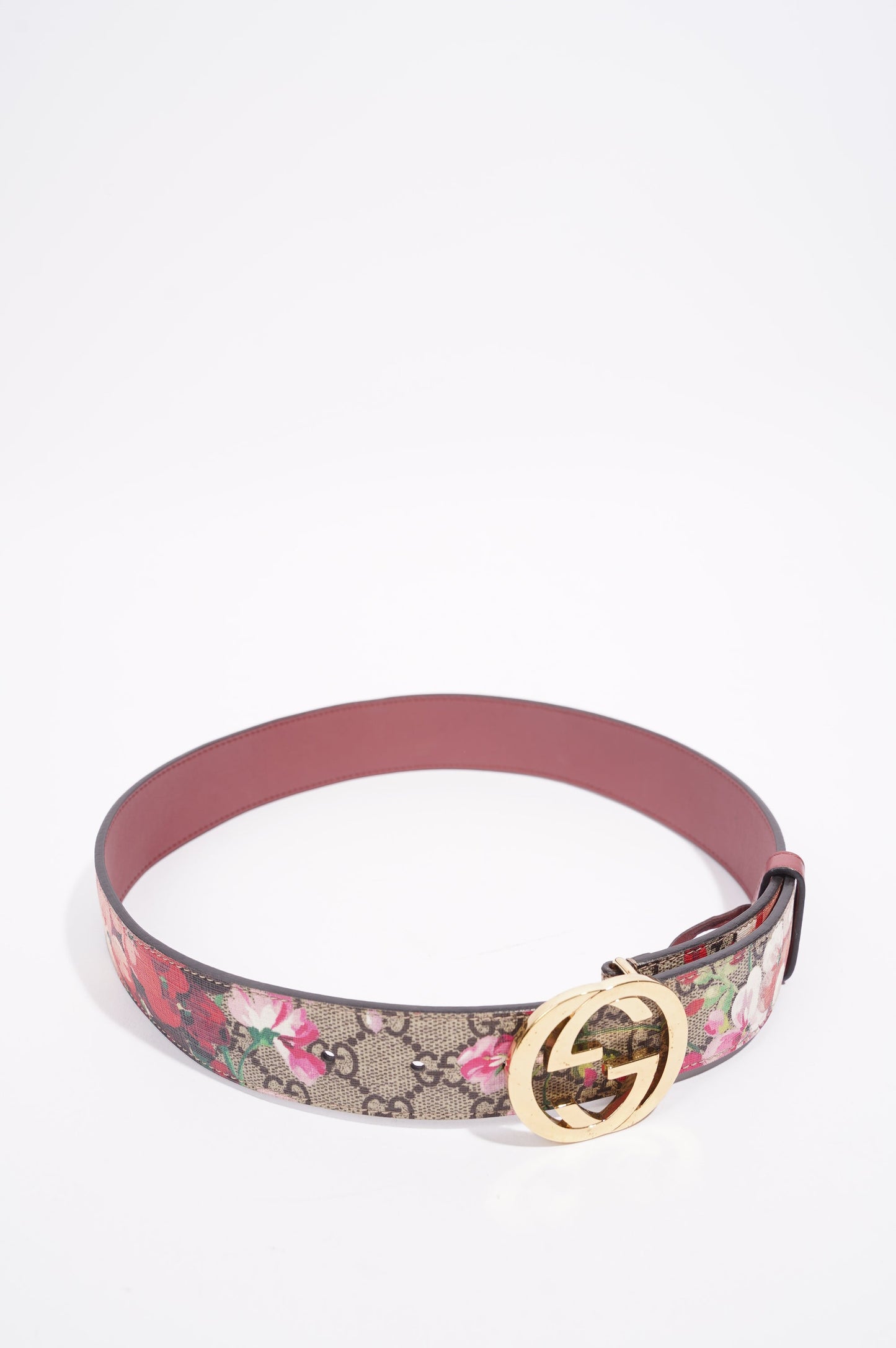 Gucci Womens Interlocking Belt Bloom 70cm / 28"