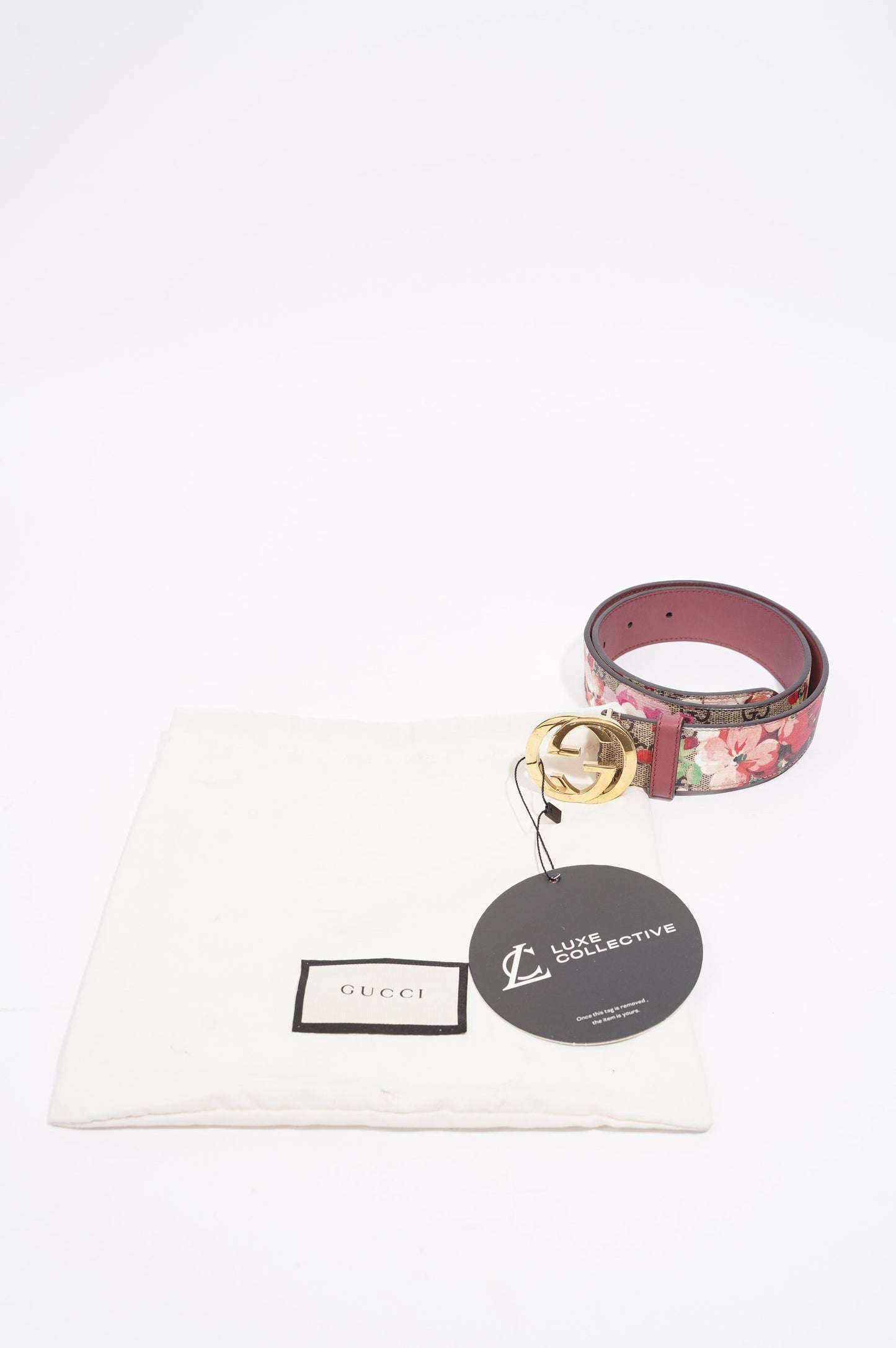 Gucci Womens Interlocking Belt Bloom 70cm / 28"