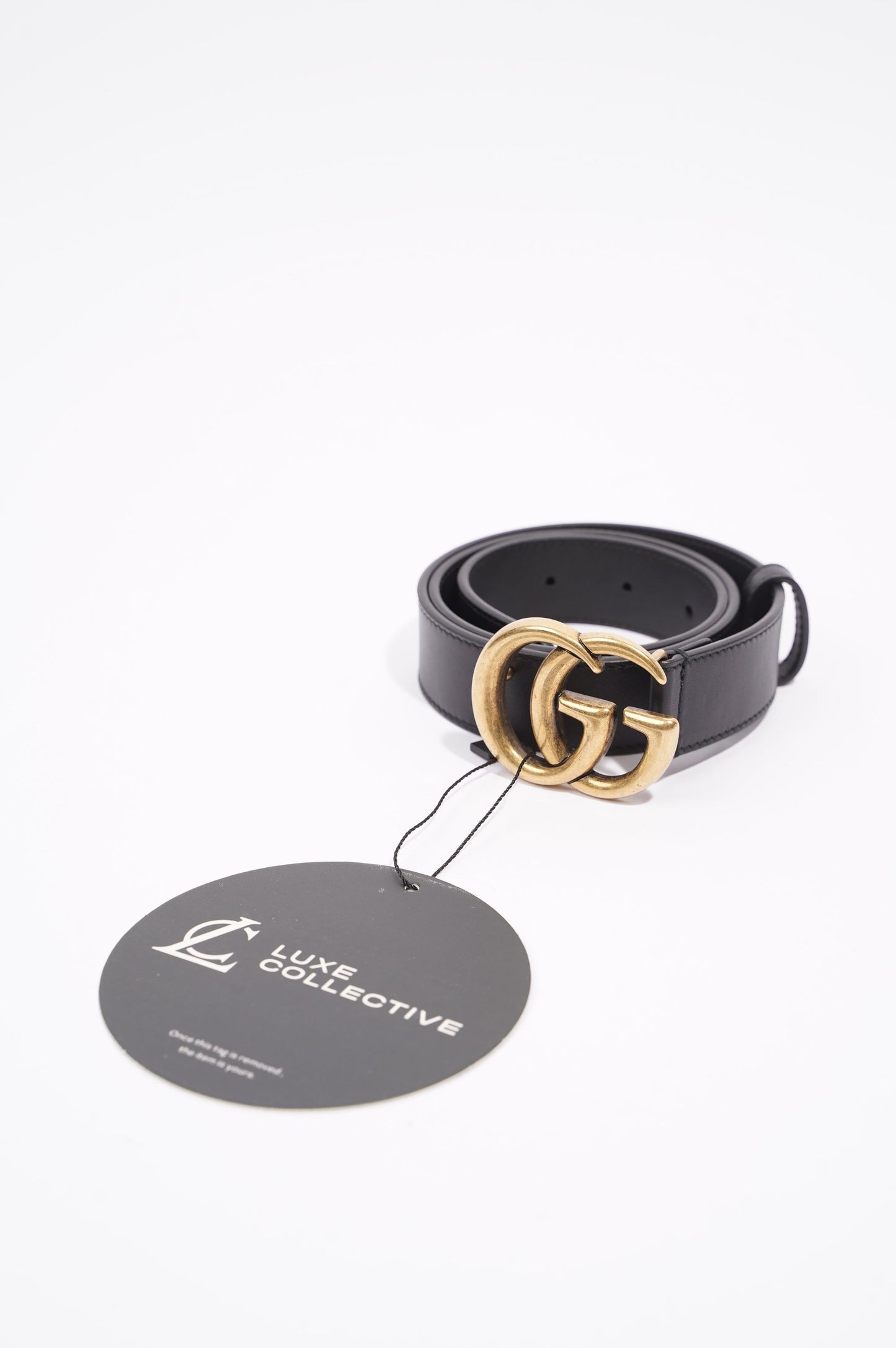 Gucci Womens Marmont Belt Black /  Gold 70 / 28