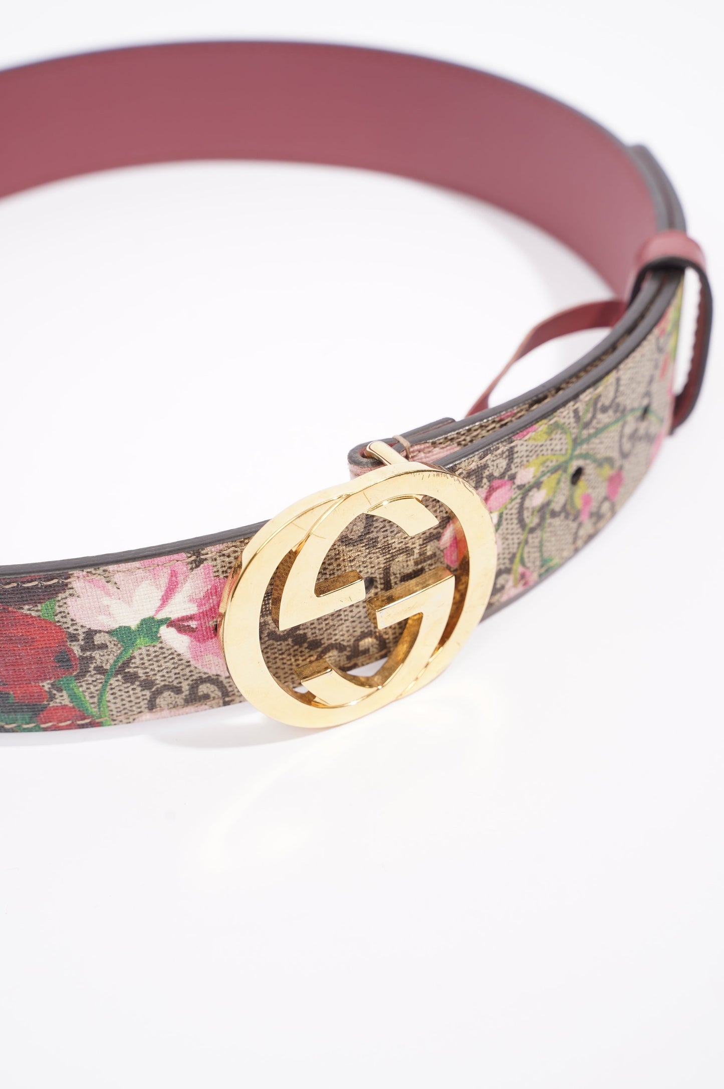 Gucci Womens Interlocking Belt Bloom 75cm / 30"