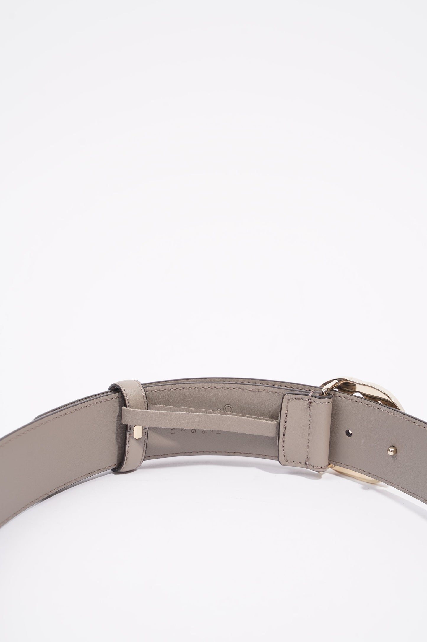 Gucci Womens Interlocking Belt Grey 80-32