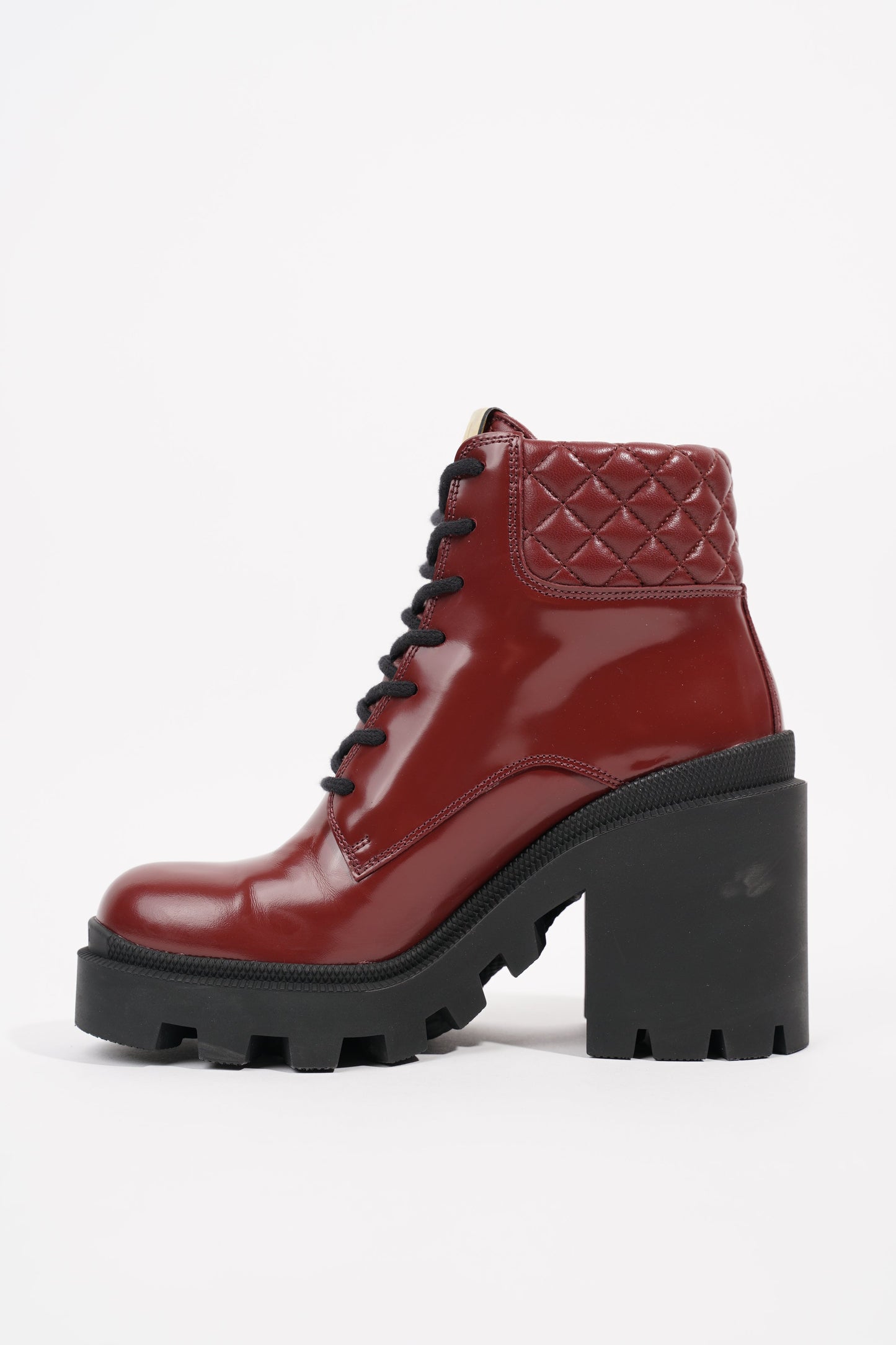 Gucci Womens GG Ankle Boot Red EU 37 / UK 4