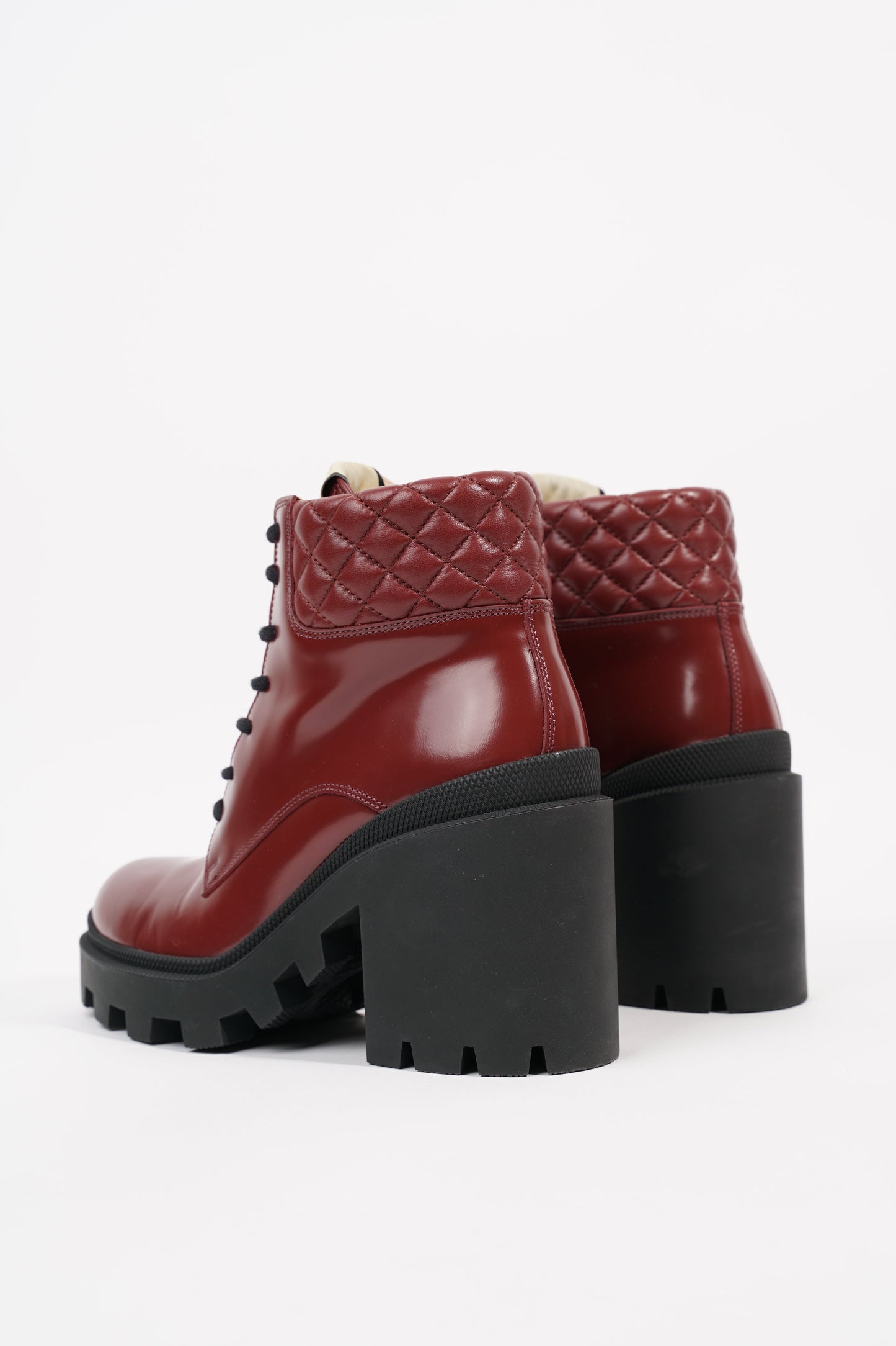 Gucci Womens GG Ankle Boot Red EU 37 / UK 4