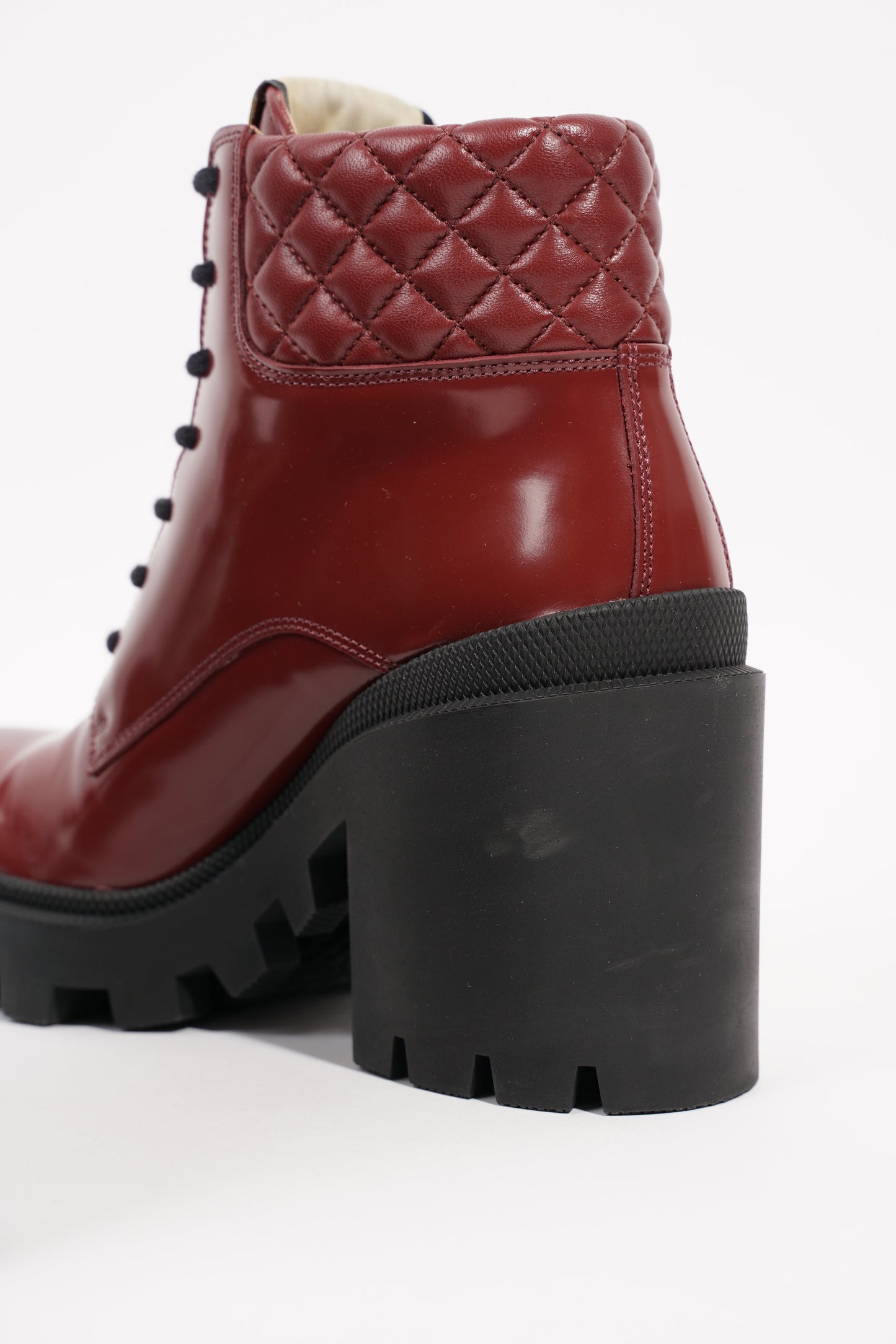 Gucci Womens GG Ankle Boot Red EU 37 / UK 4