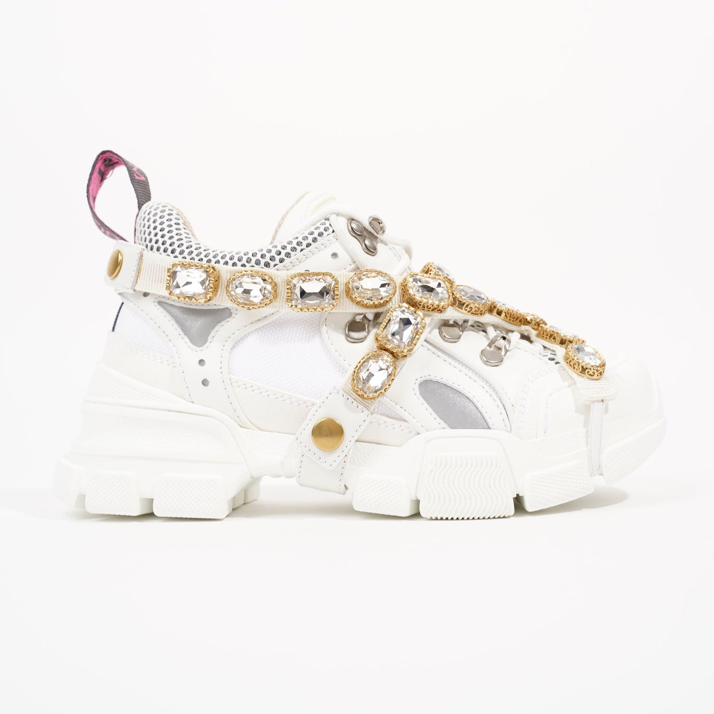 Gucci Womens Flashtrek White EU 35 / UK 2