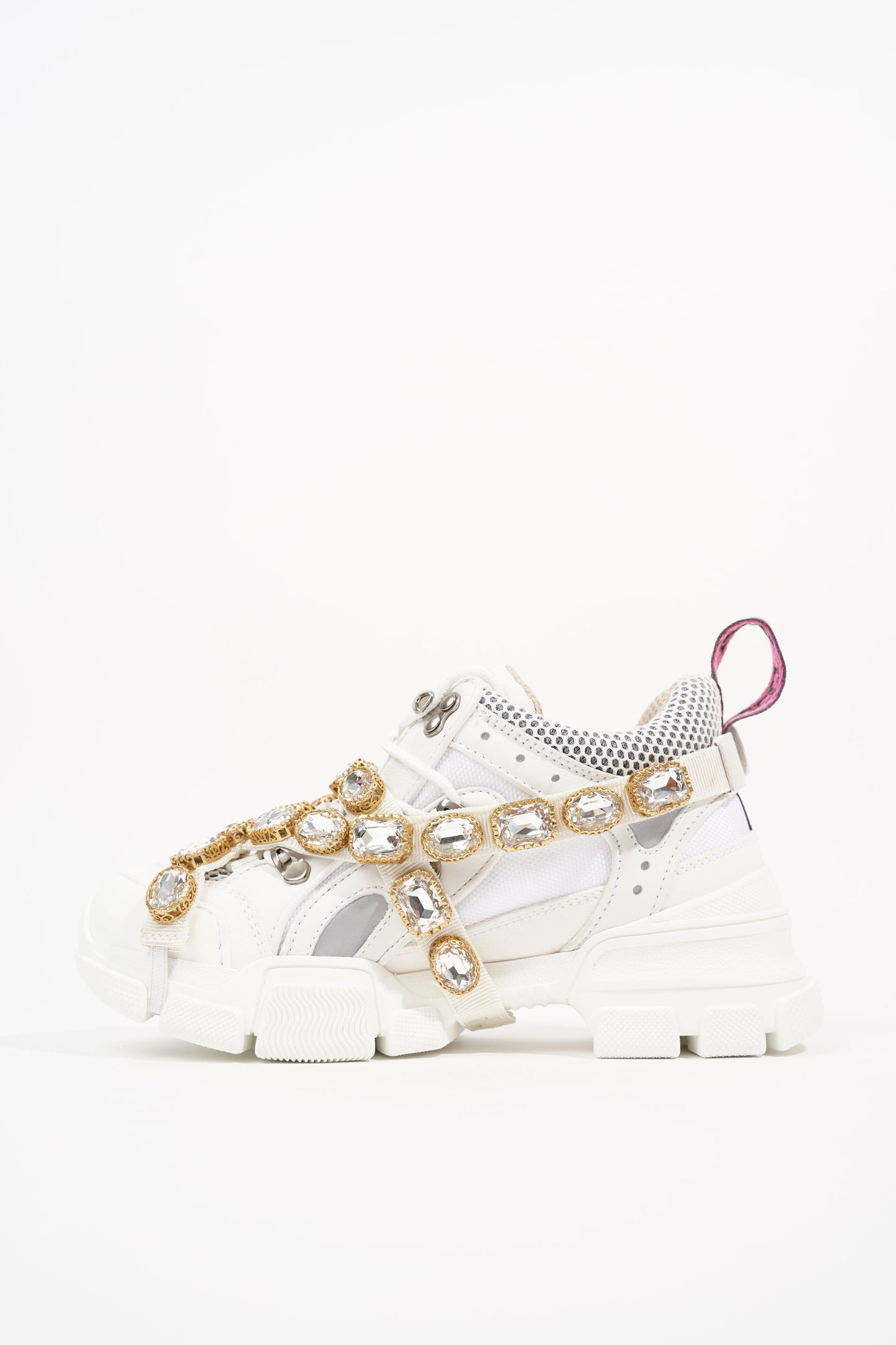 Gucci Womens Flashtrek White EU 35 / UK 2