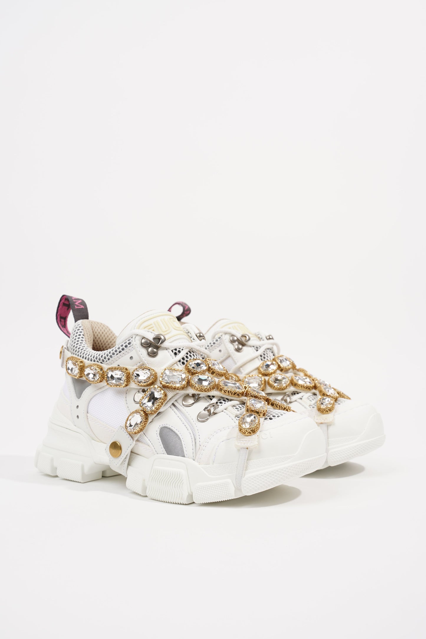 Gucci Womens Flashtrek White EU 35 / UK 2