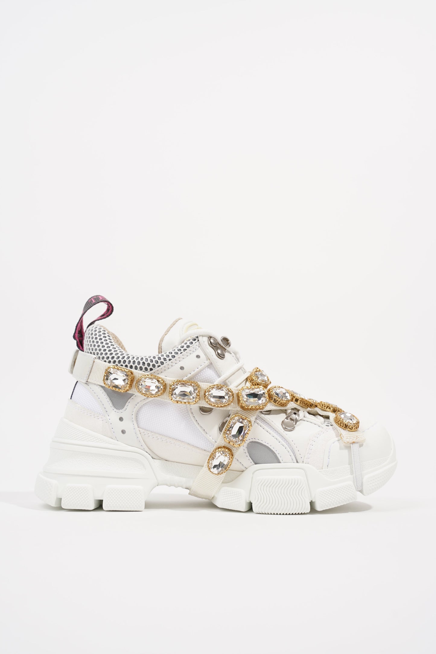 Gucci Womens Flashtrek White EU 35 / UK 2