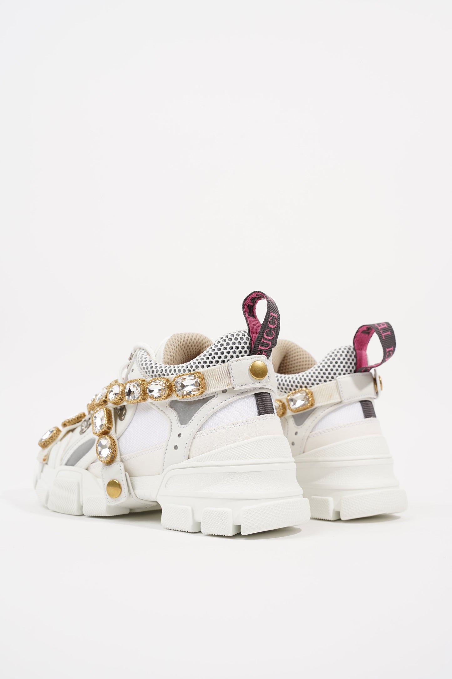 Gucci Womens Flashtrek White EU 35 / UK 2