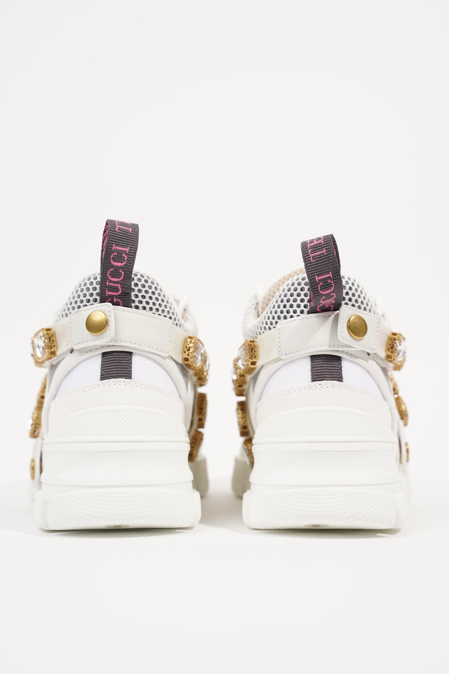 Gucci Womens Flashtrek White EU 35 / UK 2