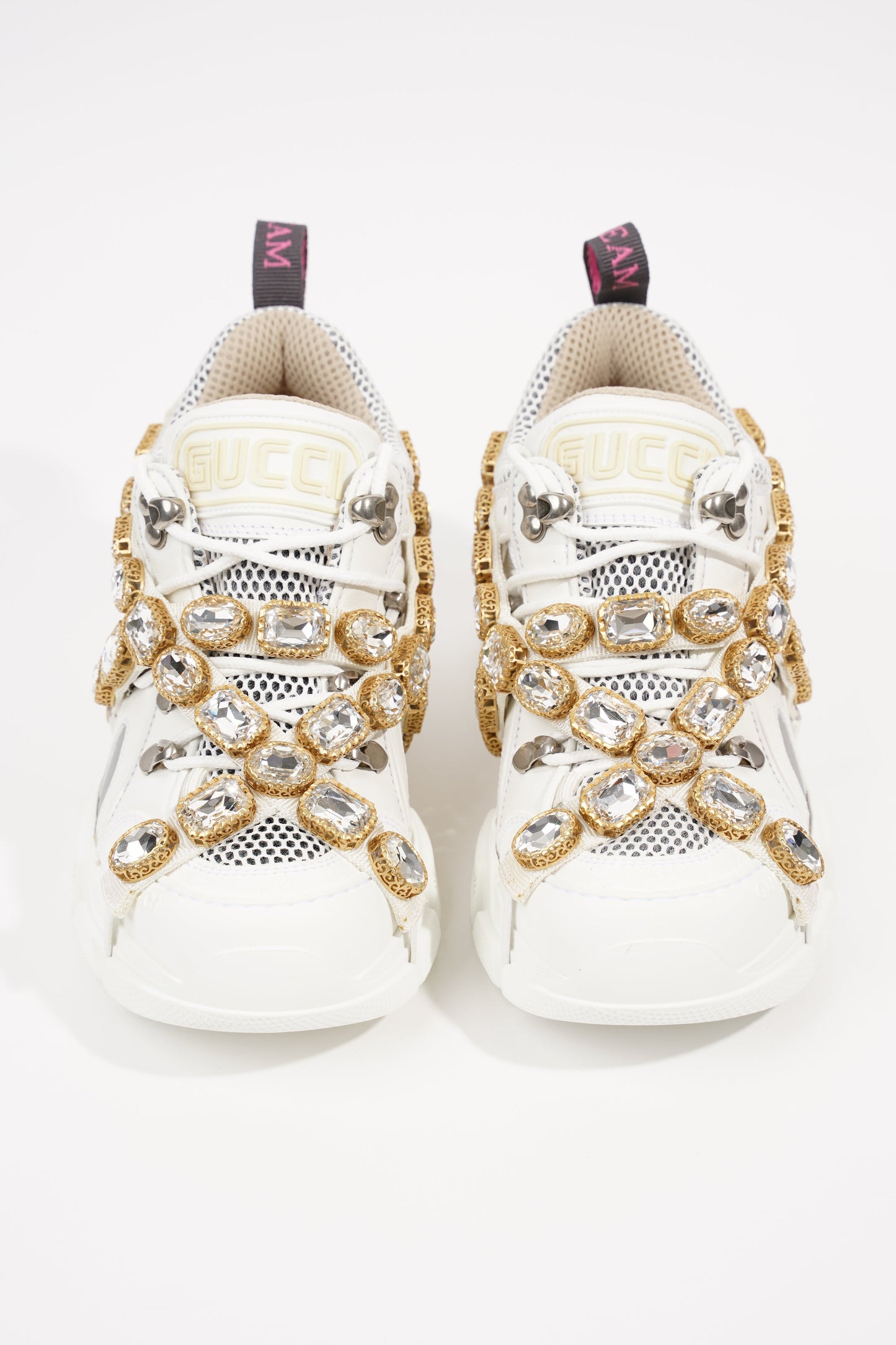 Gucci Womens Flashtrek White EU 35 / UK 2