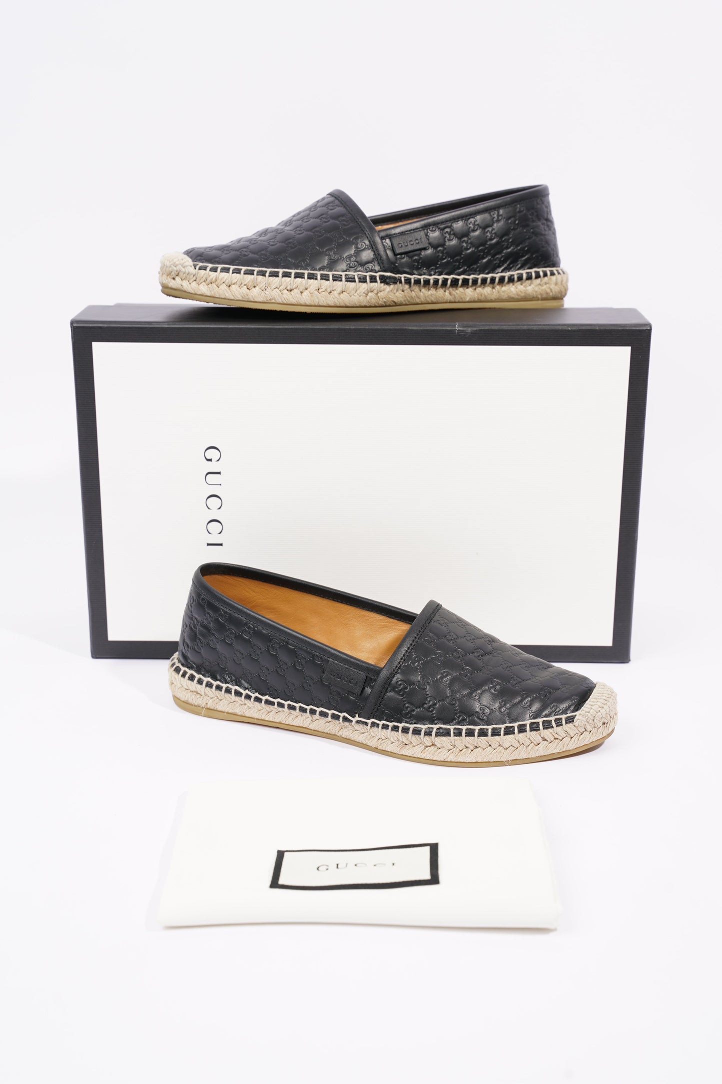 Gucci Womens Espadrilles Black EU 35.5 / UK 2.5