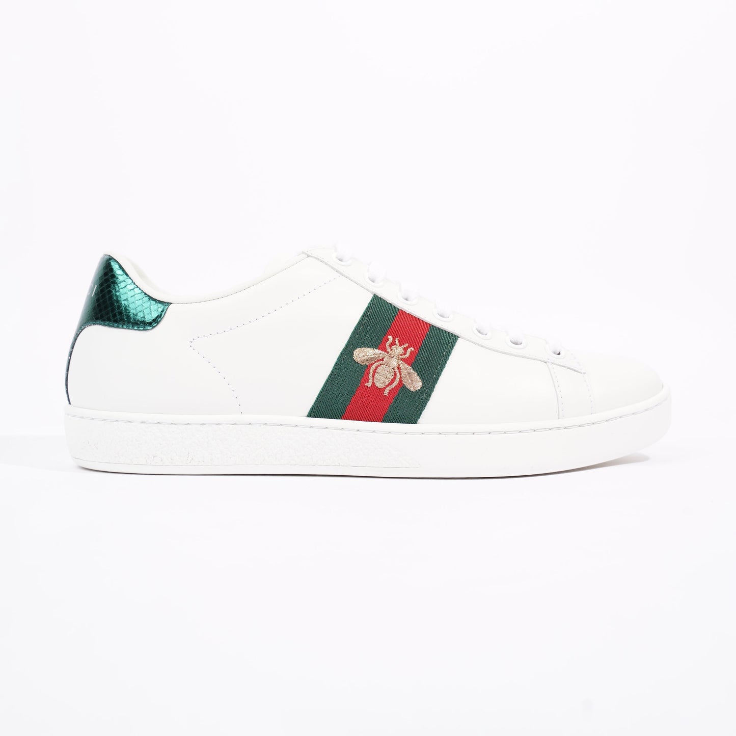 Gucci Womens Ace Bee White / Green / Red EU 38 / UK 5