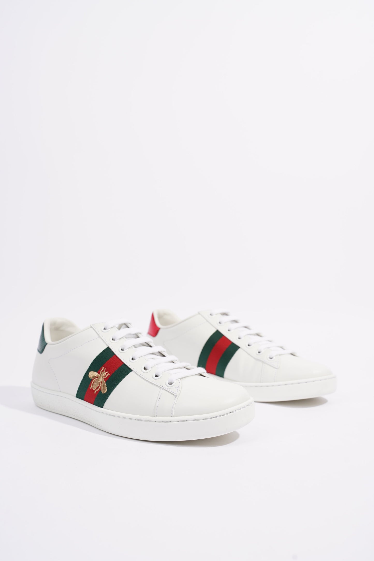 Gucci Womens Ace Bee White / Green / Red EU 38 / UK 5