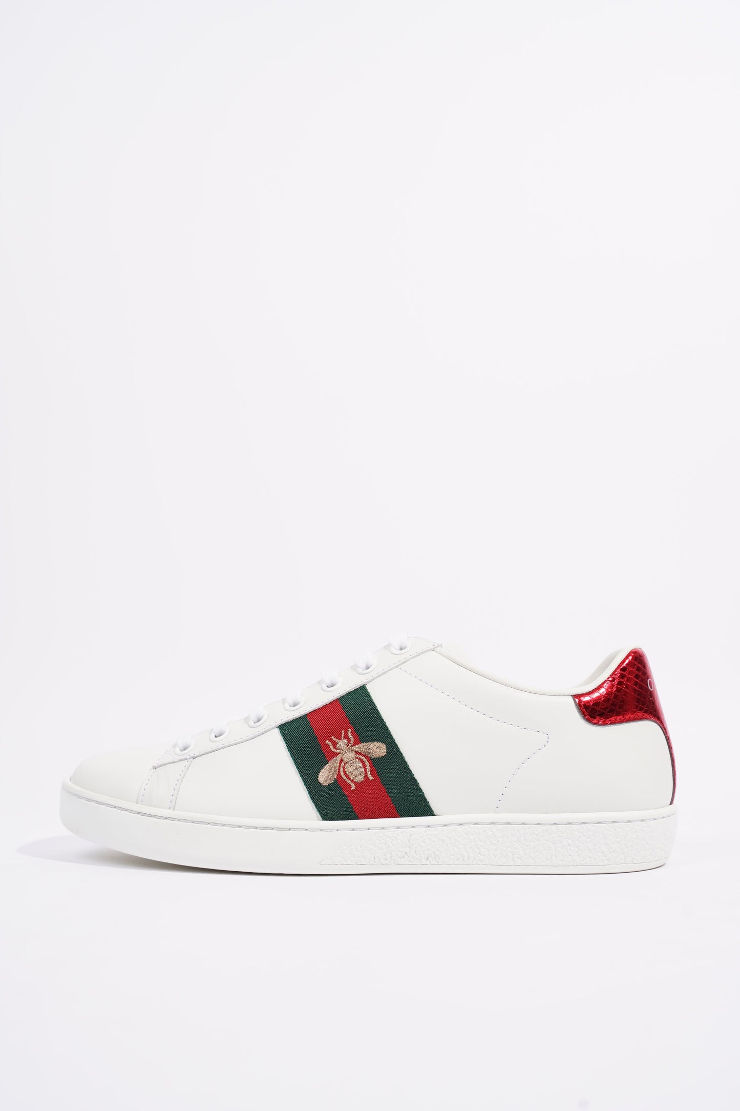 Gucci Womens Ace Bee White / Green / Red EU 38 / UK 5