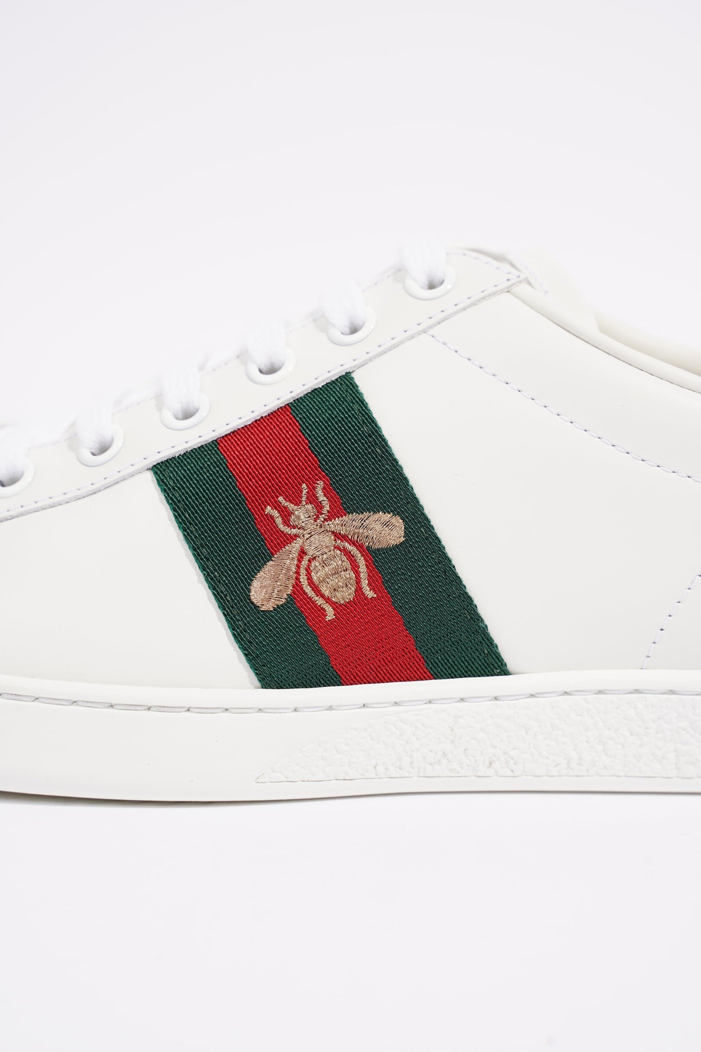 Gucci Womens Ace Bee White / Green / Red EU 38 / UK 5