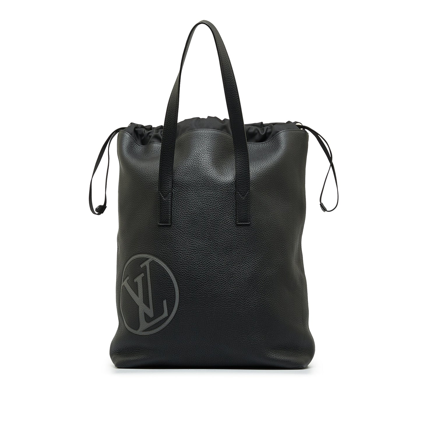 Black Louis Vuitton Taurillon Light Cabas Tote Bag