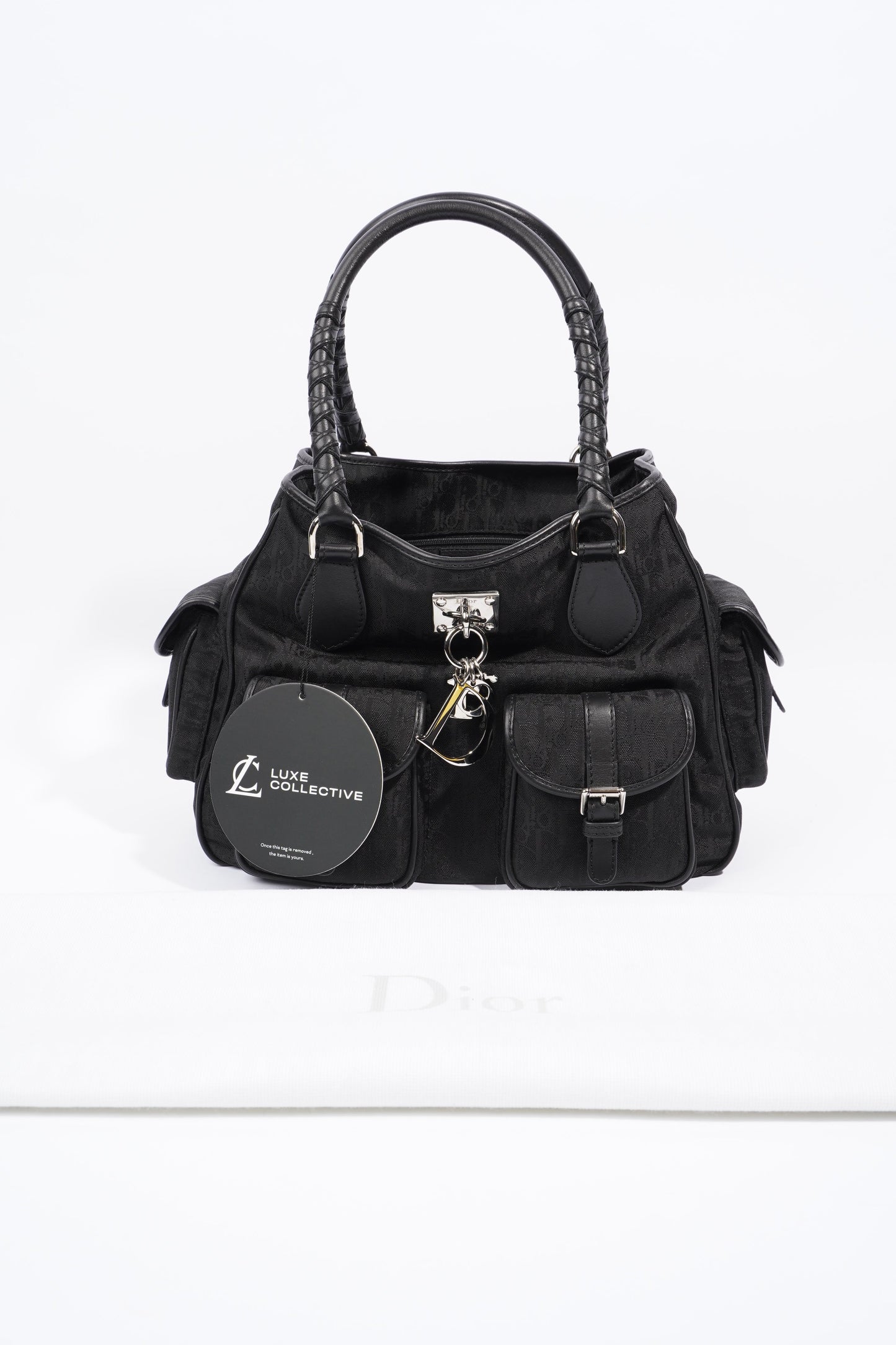 Christian Dior Trotter Black Oblique Canvas